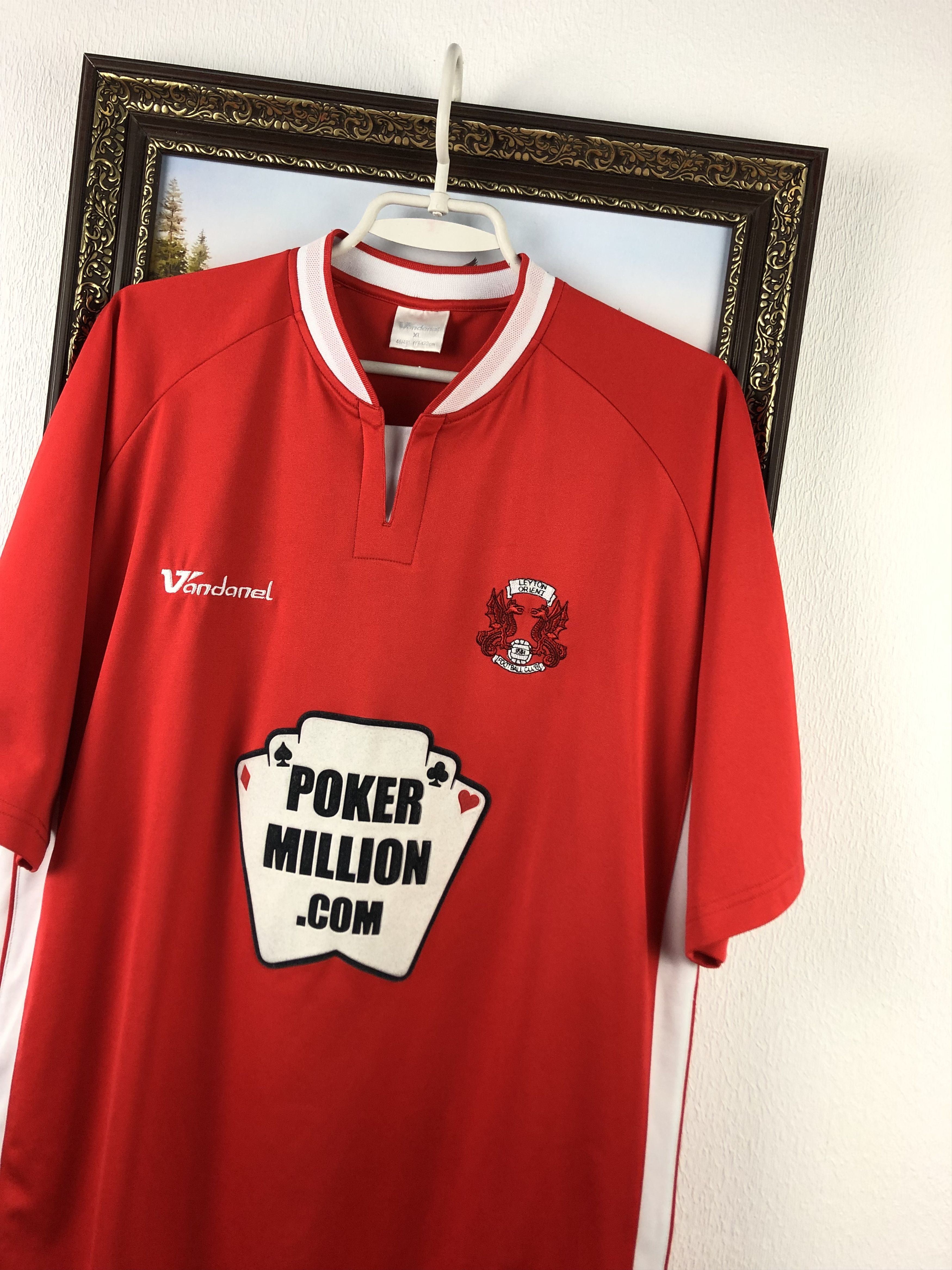 Vintage Leyton Orient Home football shirt 2006 Soccer Mens Jersey Size US XL / EU 56 / 4 - 4 Thumbnail