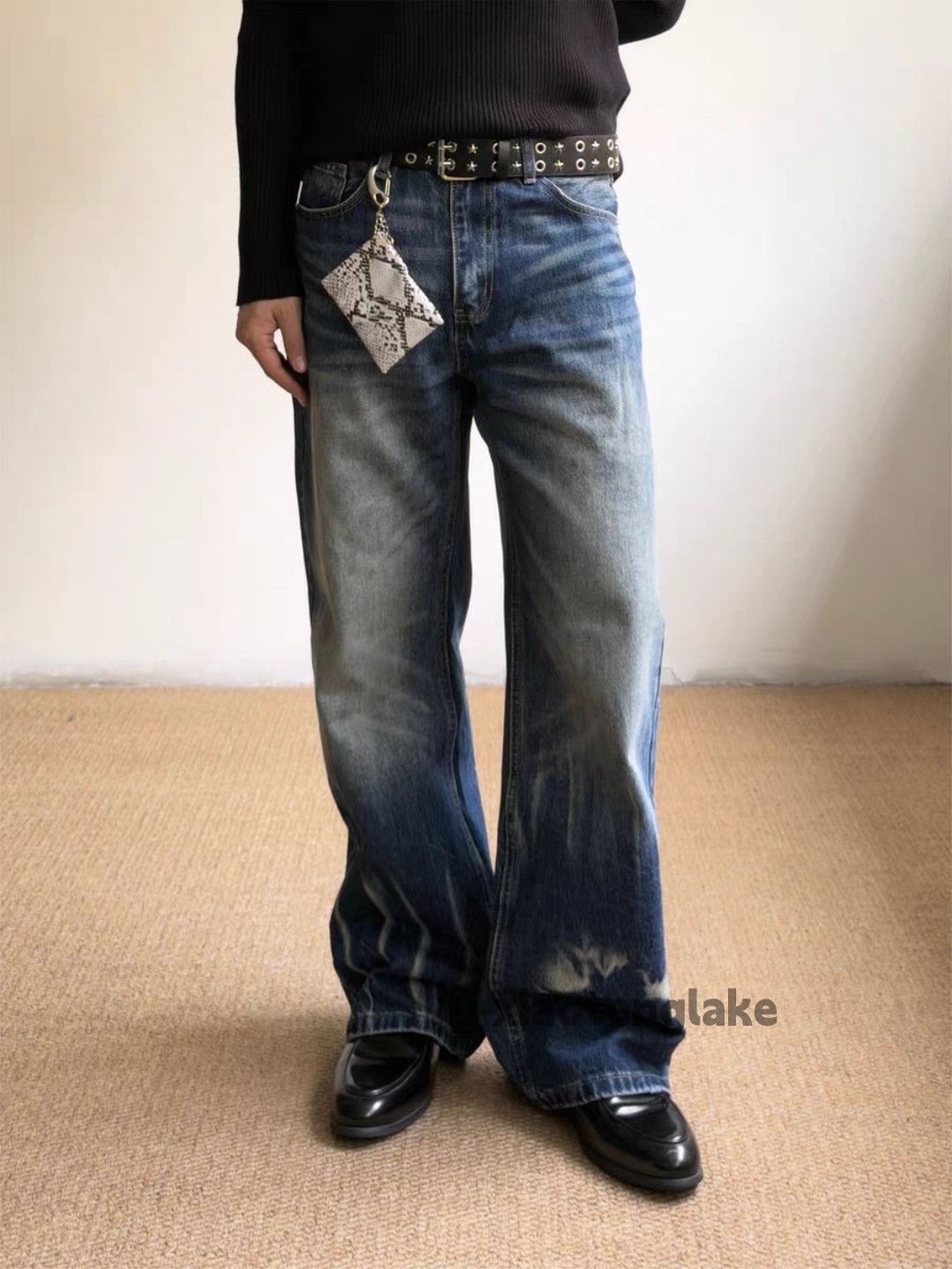 Jean xz vintage distressed faded punk hiphop y2k jeans Size US 36 / EU 52 - 6 Thumbnail
