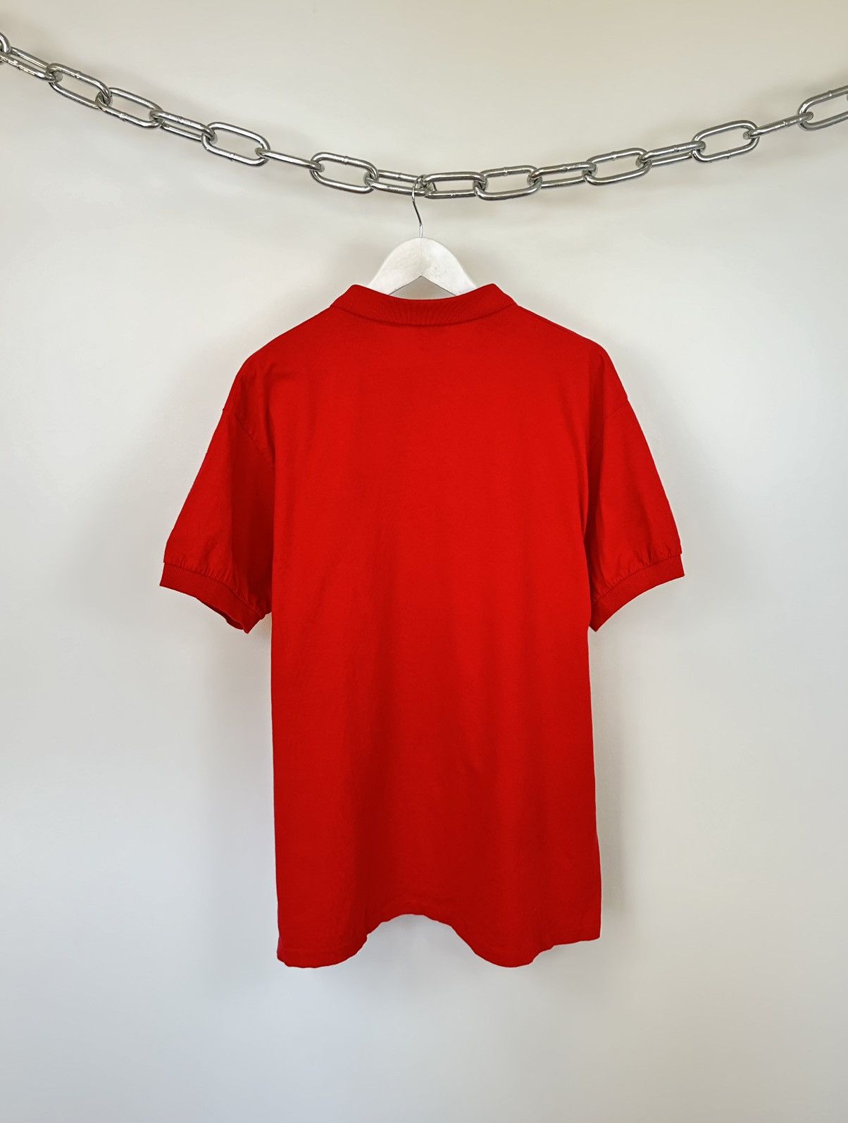 NASCAR Vintage 80s Bill Elliott NASCAR Made In USA Racing Polo Tee Size US XL / EU 56 / 4 - 2 Thumbnail
