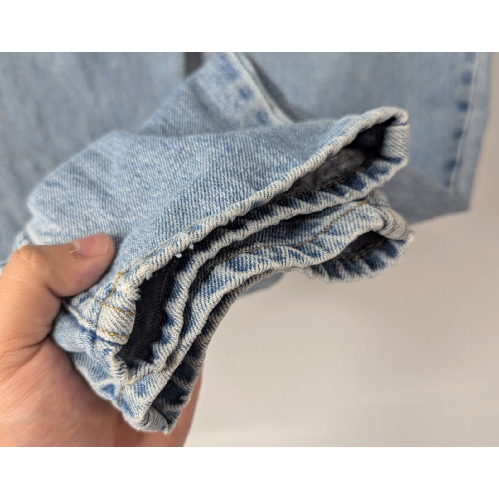 Anchor Blue Anchor Blue Jeans Women's Relaxed Fit 11/12 Blue Vintage 90s High Rise Denim Jeans Size 32" / US 10 / IT 46 - 3 Thumbnail