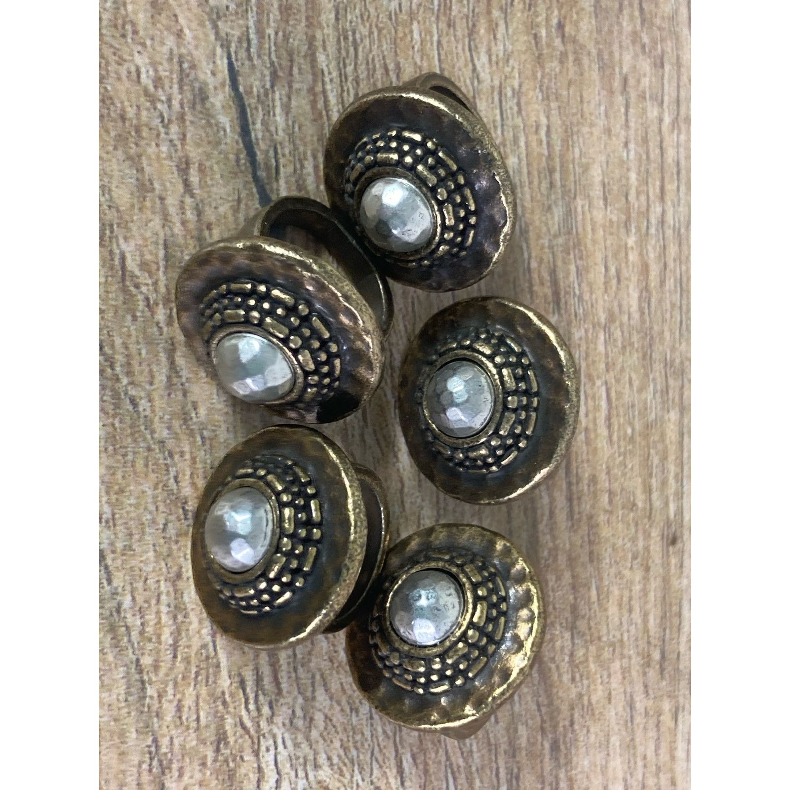 Other 5 Rings Mixed Metal Boho Set Statement Jewelry Stacking Size ONE SIZE - 3 Thumbnail