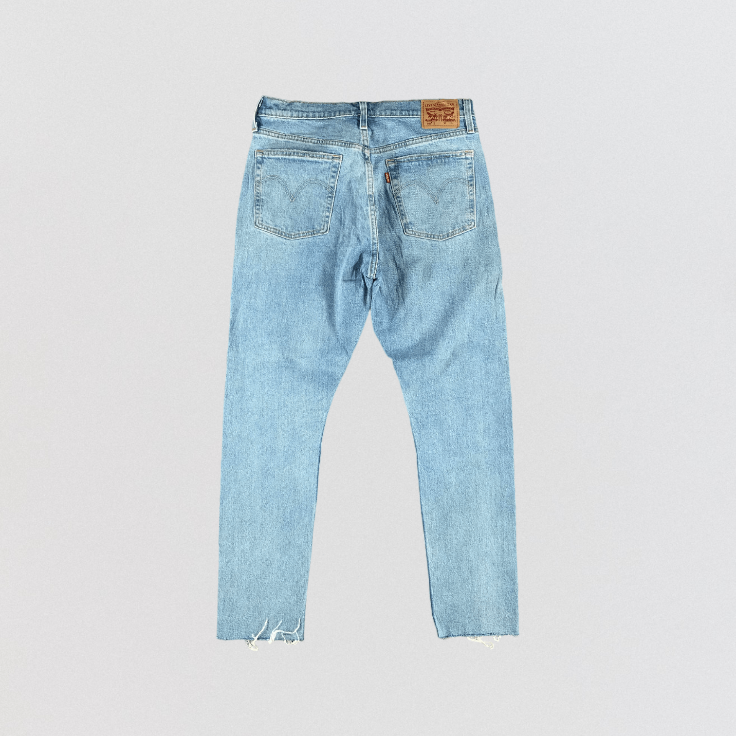 Levi's Vintage Blue Wash Levis 501 Jeans-JM3033 Size US 31 - 2 Thumbnail