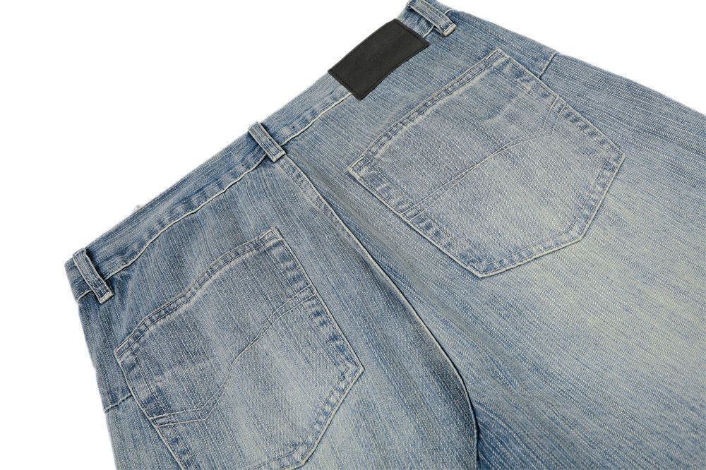 Japanese Brand Retro punk distressed patchwork flared washed gradient jeans Size US 32 / EU 48 - 5 Thumbnail