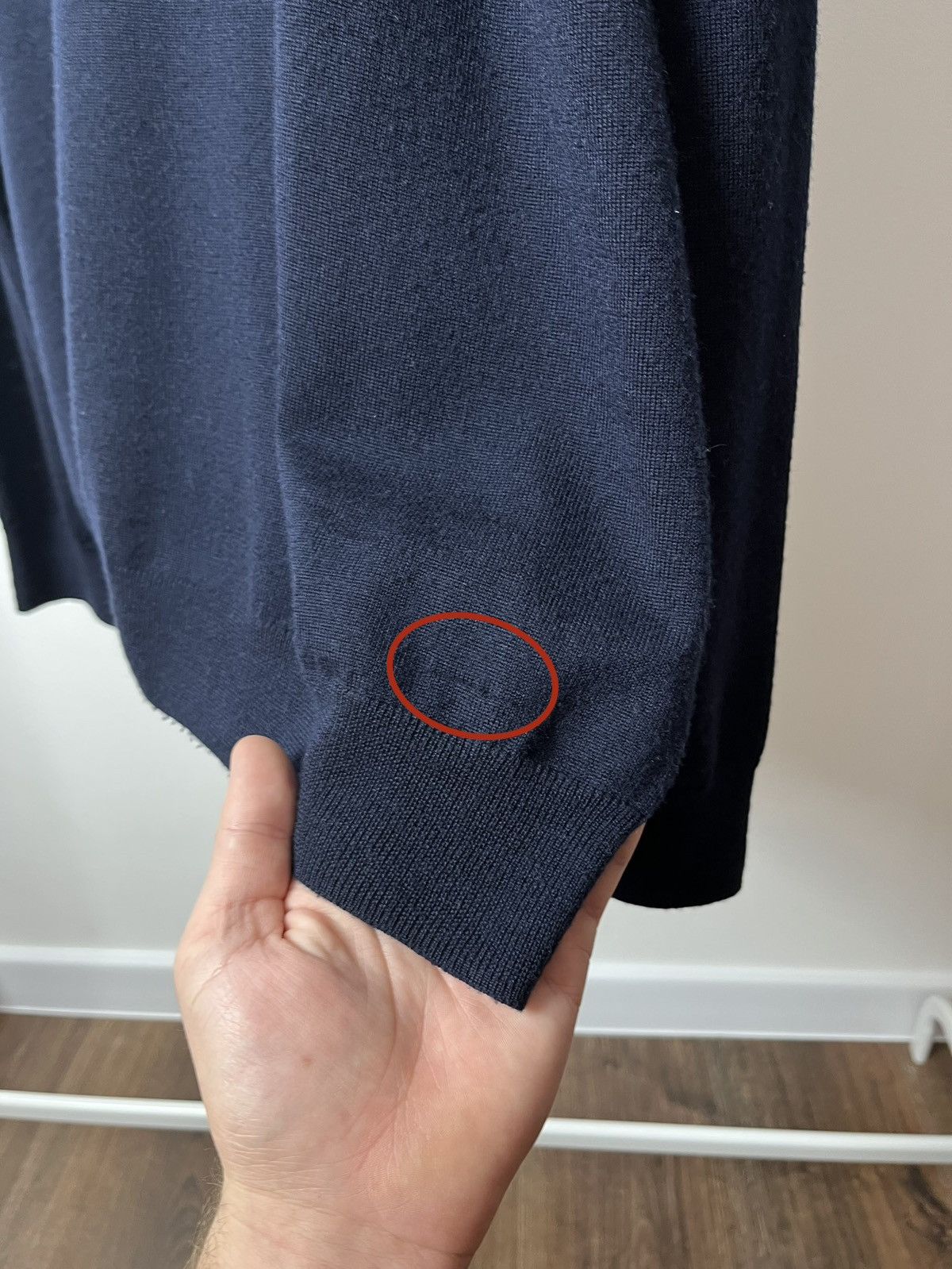 Polo Ralph Lauren × Ralph Lauren Washable Merino Wool Polo Longsleeve Sweater Ralph Lauren Size US XXL / EU 58 / 5 - 6 Thumbnail