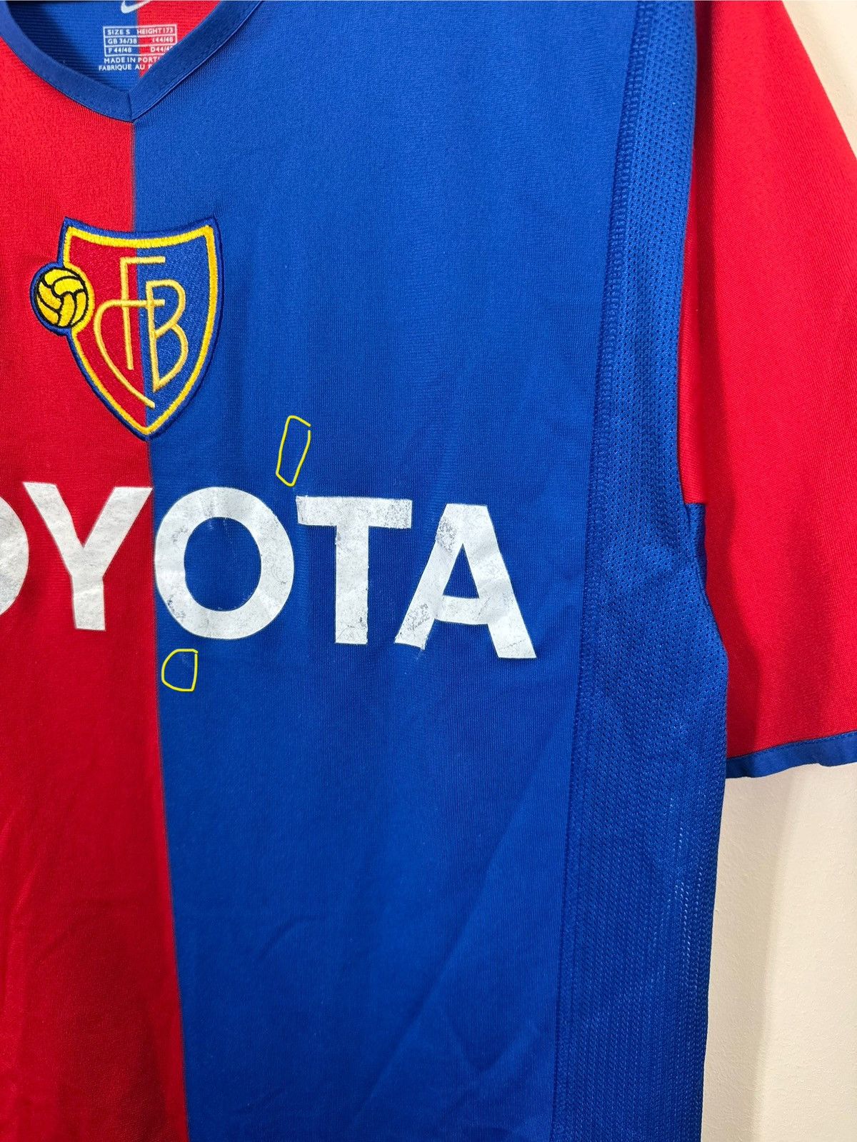 Nike Nike FC Basel Jersey 2002-04 #13 Gimenez Soccer Signature S Size US S / EU 44-46 / 1 - 11 Thumbnail