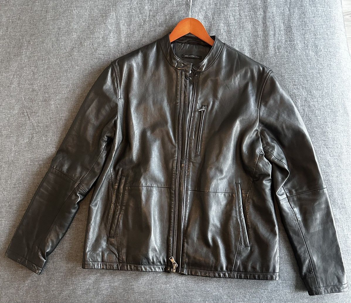 John Varvatos John Varvatos Leather Racer Jacket -Size XL Size US XL / EU 56 / 4 - 1 Thumbnail