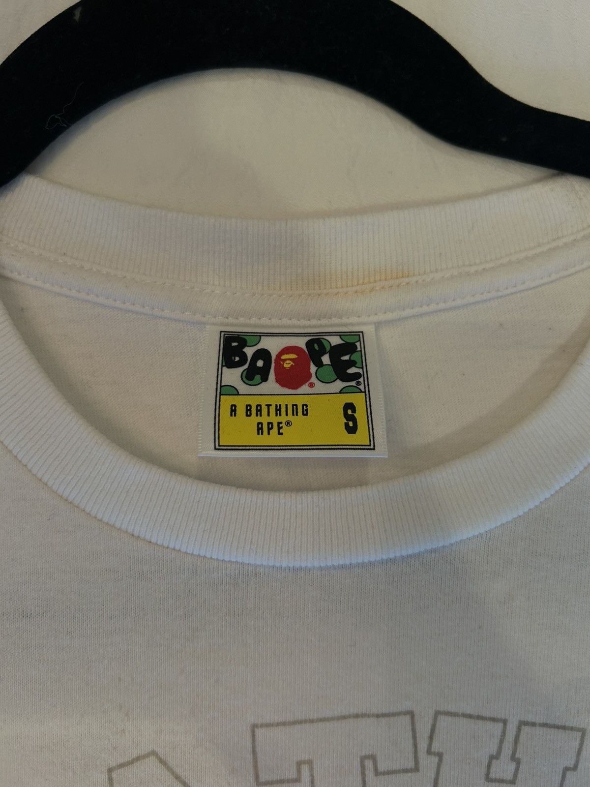 Bape White BAPE T-Shirt Size US S / EU 44-46 / 1 - 3 Thumbnail