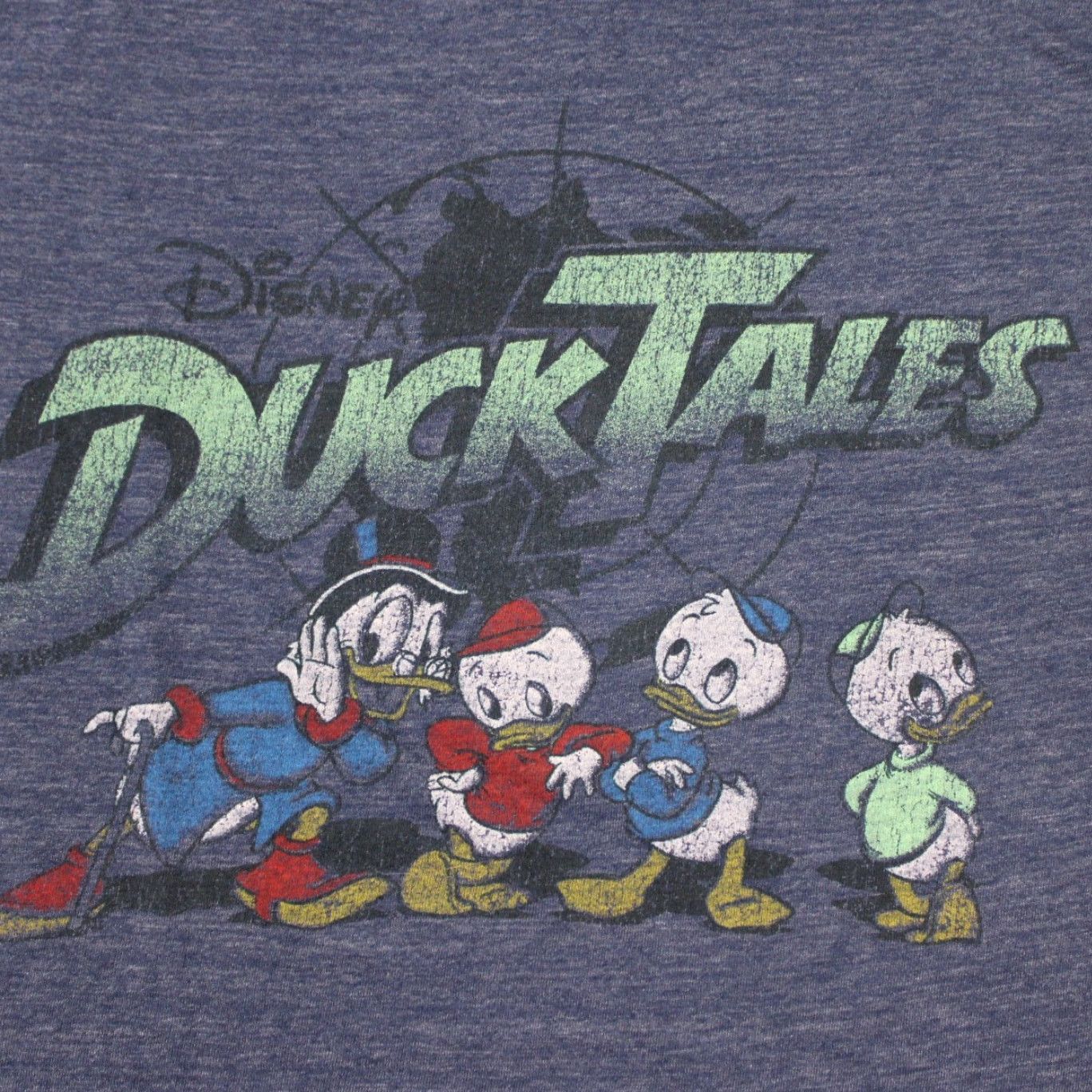 Disney DuckTales Shirt Disney Mens 2XL Blue Graphic Print Short Sleeve T-Shirt Pullover Duck Donald Disney Logo Cartoon 2020s Mens Size US XXL / EU 58 / 5 - 4 Thumbnail