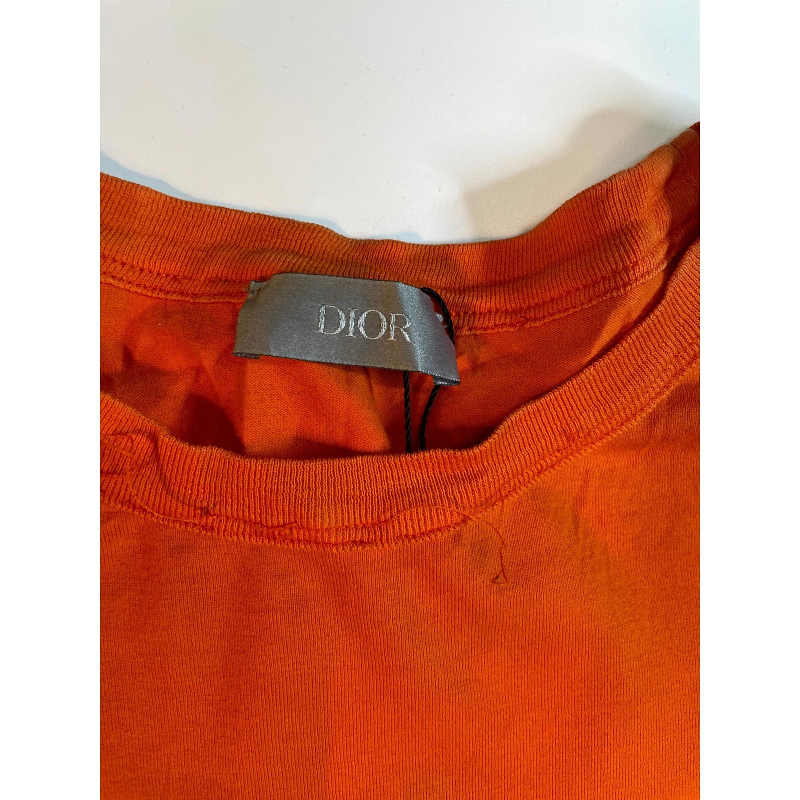 Dior Dior CD Logo Orange Tee Size US L / EU 52-54 / 3 - 5 Thumbnail