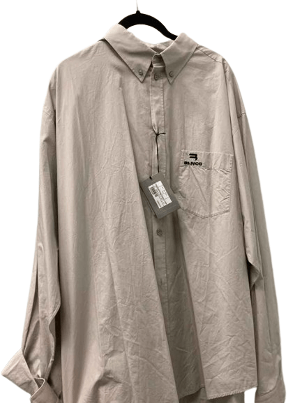image of Balenciaga O1W1Db10124 Shirt In Beige, Men's (Size Small)