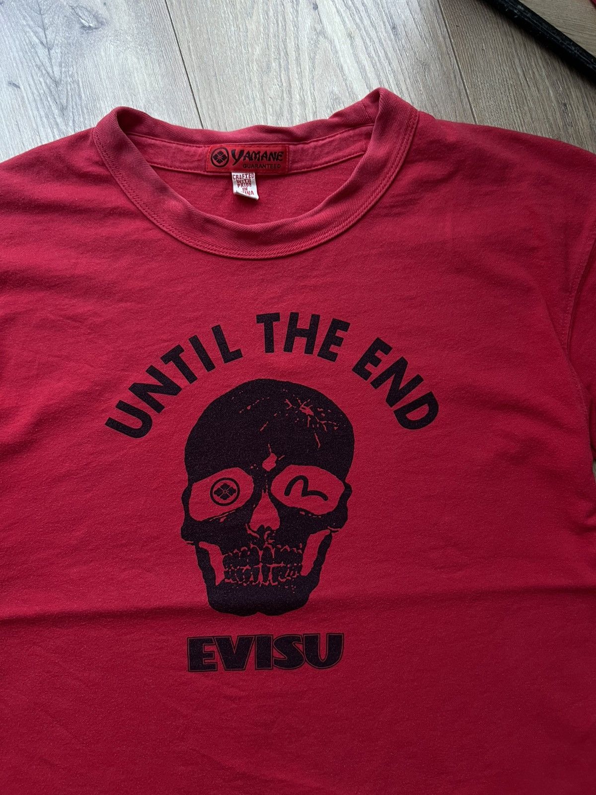 Evisu 00’s EVISU YAMANE UNTIL THE END SKULL LOGO TEE Y2K Size US M / EU 48-50 / 2 - 5 Thumbnail