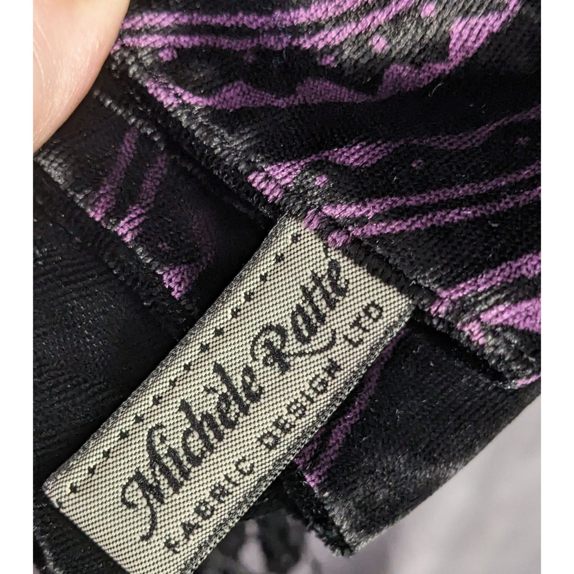 Other Michele Ratte Handmade Velvet Scarf With Fringe Multicolor Size ONE SIZE - 7 Thumbnail