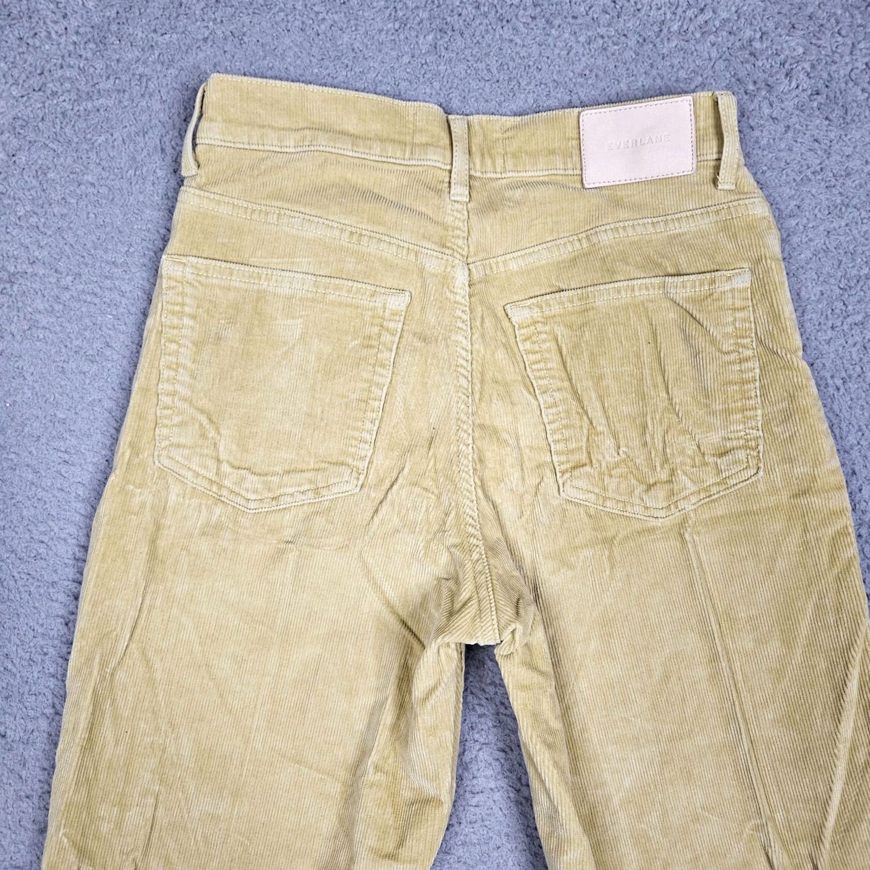 Everlane Everlane Pants Mid-Rise Corduroy Yellow Size 26 Women’s Size 26" / US 2 / IT 38 - 3 Thumbnail