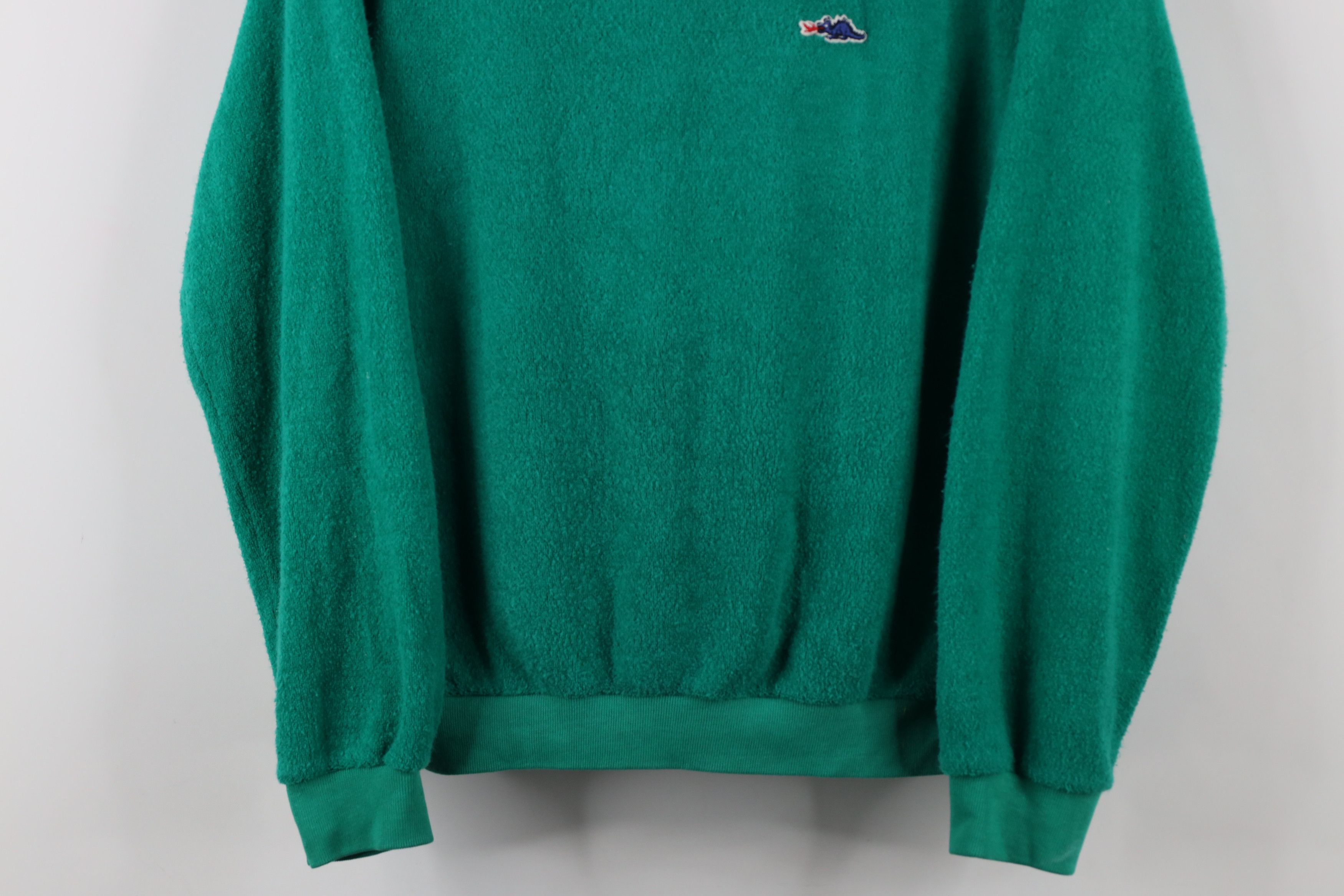 Vintage Vintage 70s Streetwear Cloth Crewneck Sweatshirt Green USA Size L / US 10 / IT 46 - 3 Thumbnail