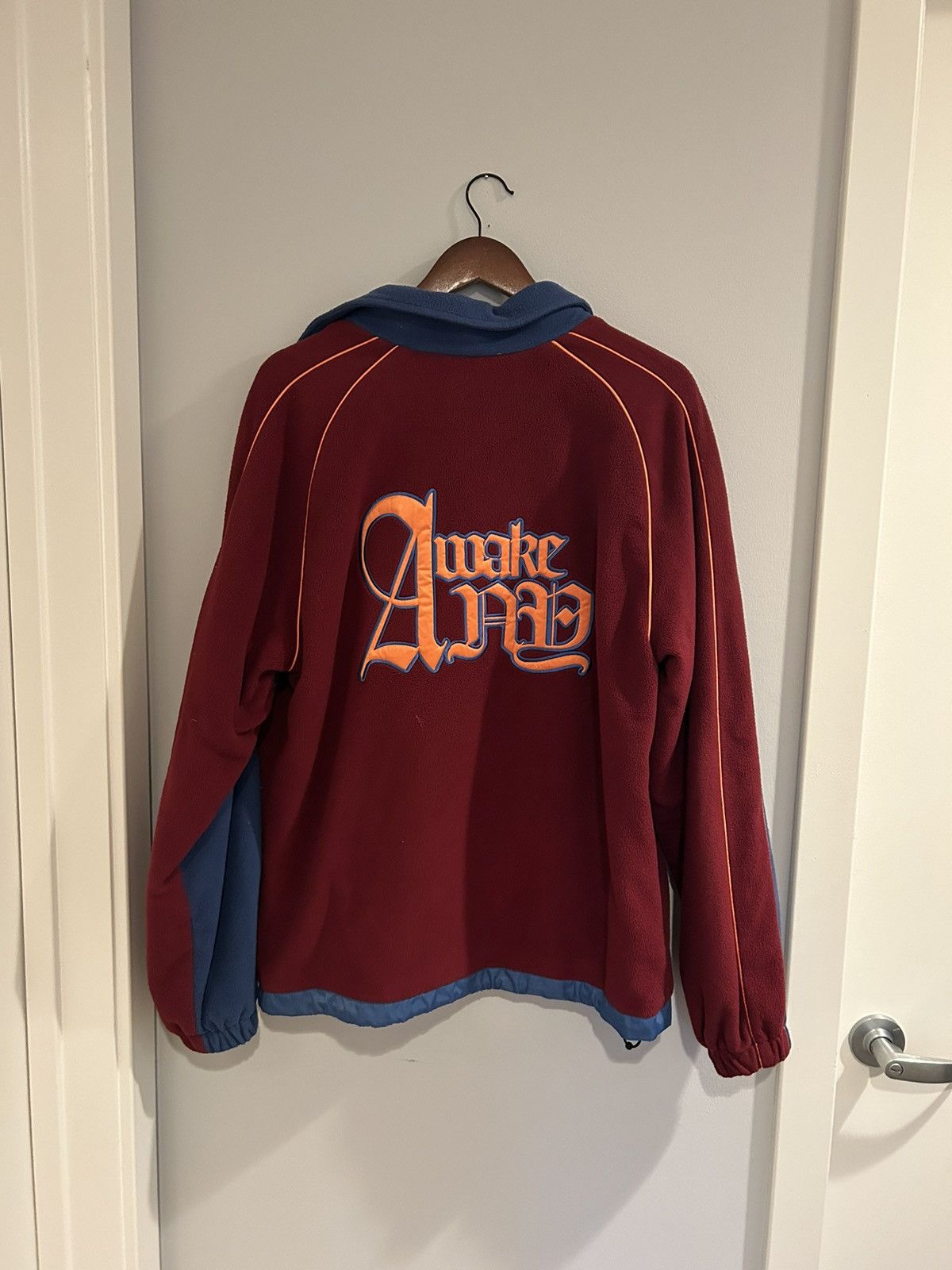 Awake NY Awake NY Fleece Varsity Jacket Size US L / EU 52-54 / 3 - 3 Thumbnail