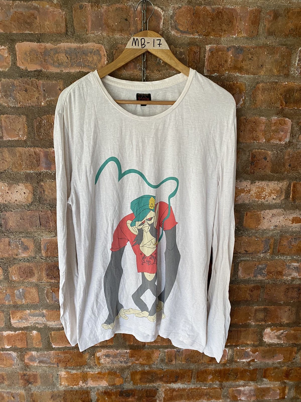 Evisu Vintage Evisu Monkey cyberpunk Ls Size US L / EU 52-54 / 3 - 2 Thumbnail