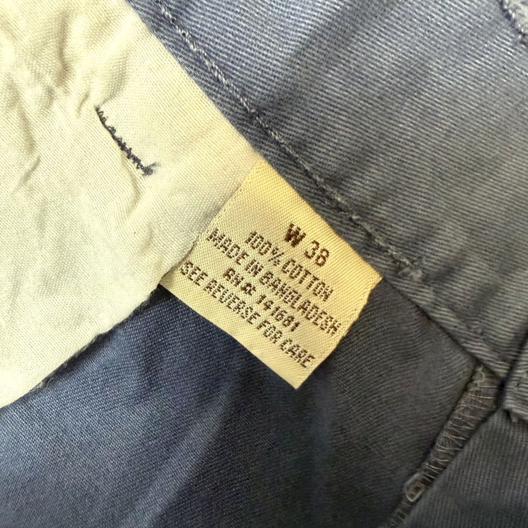 Architect Architect Jean Company Cargo Shorts Mens 38 Blue Cotton Utility Pockets Summer Size US 38 / EU 54 - 5 Thumbnail