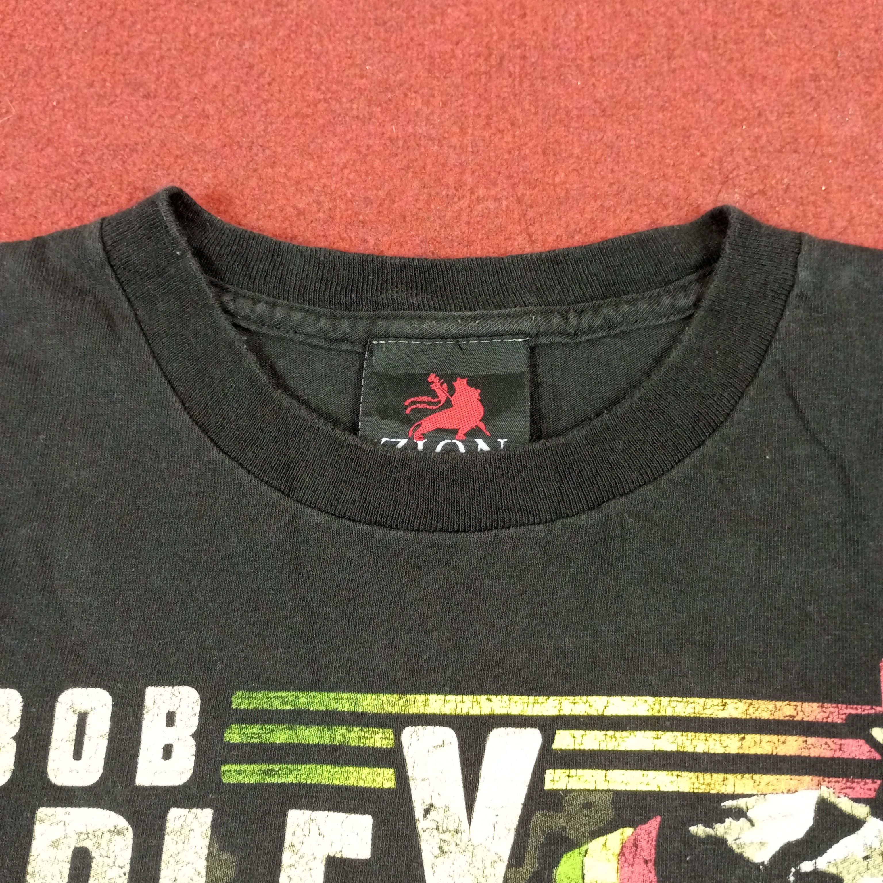 Bob Marley × Vintage Bob Marley Singer Music Tshirt Streetwear Style Size US XL / EU 56 / 4 - 4 Thumbnail