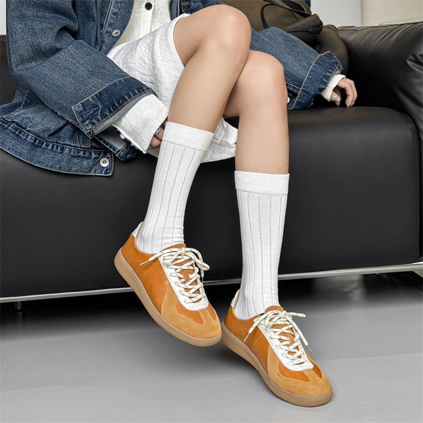 Vintage Contrast Panel Lace-Up Retro Trainers Size US 8 / EU 41 - 10 Thumbnail