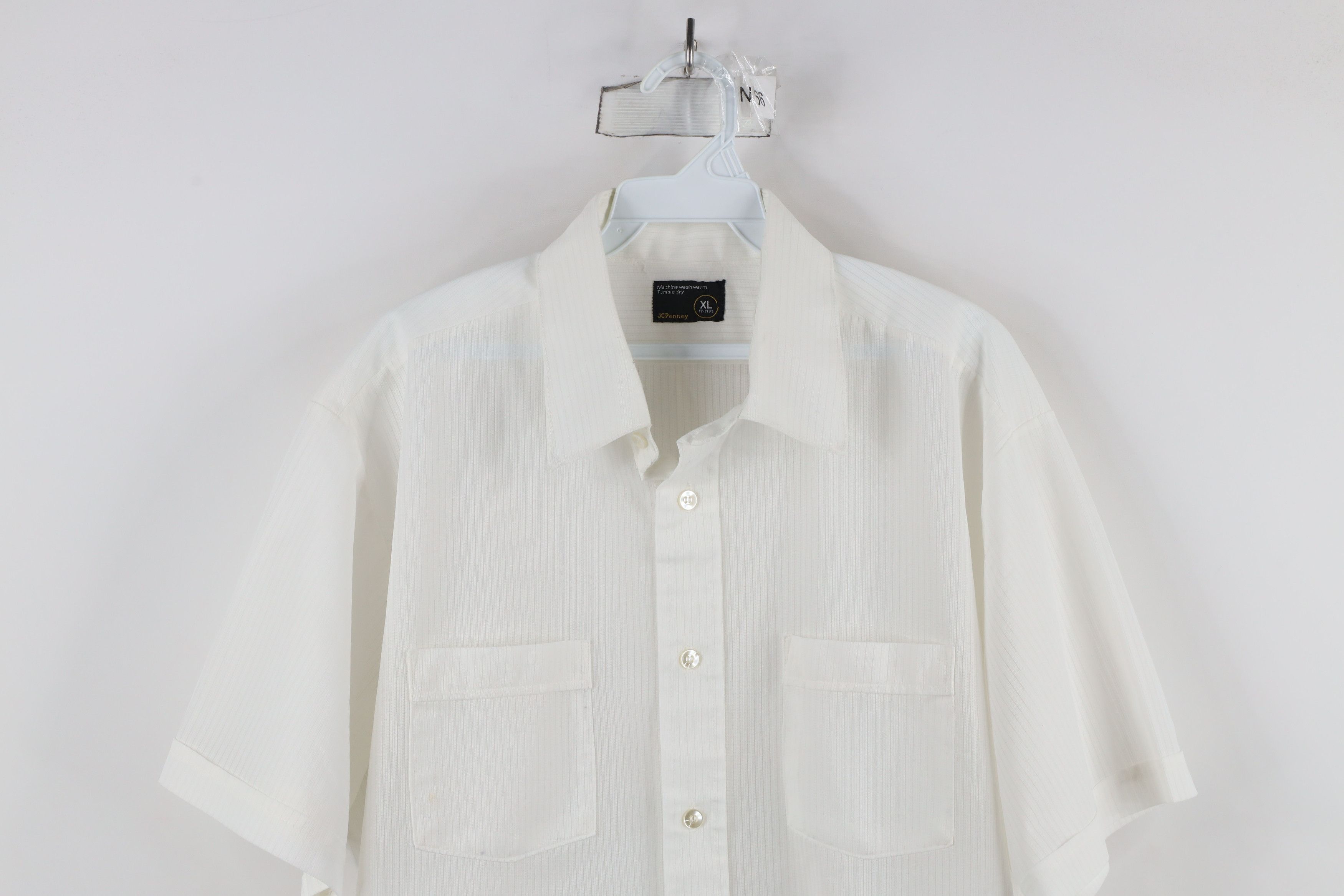 Vintage Vintage 70s Streetwear Sheer Short Sleeve Button Shirt Size US XL / EU 56 / 4 - 2 Thumbnail