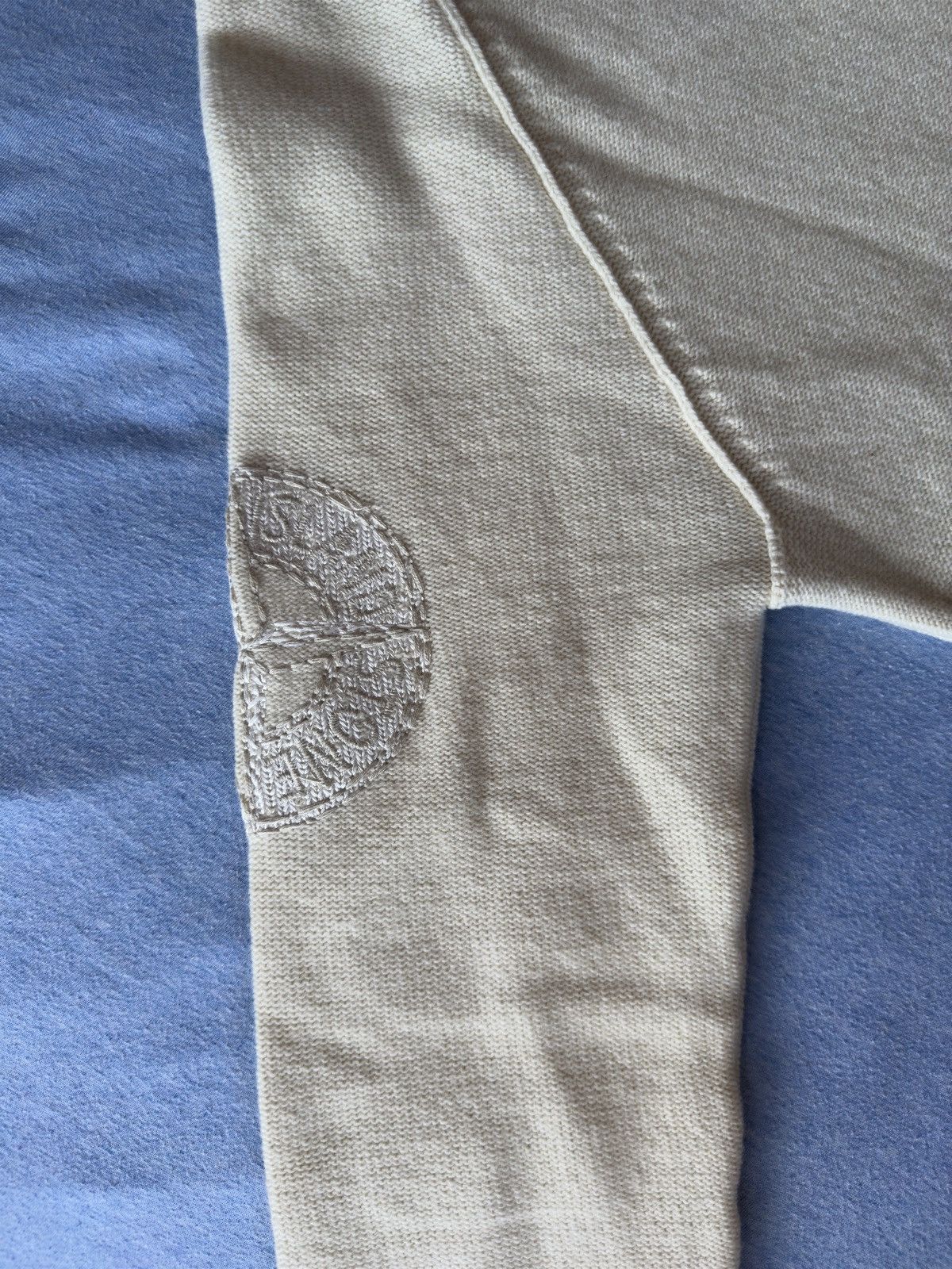 Stone Island Stone Island Wool Cream Sweater Size US L / EU 52-54 / 3 - 8 Thumbnail
