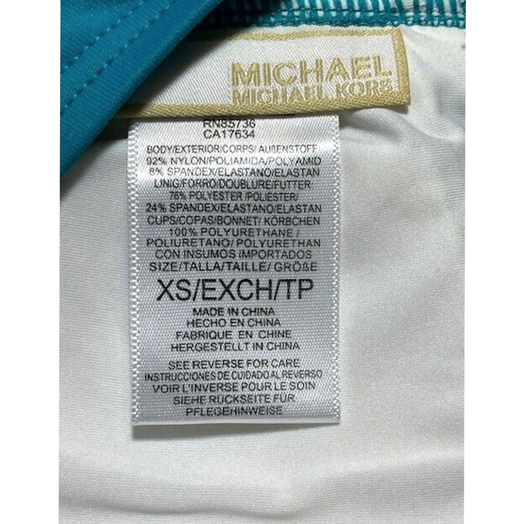 Michael Kors Michael Kors Bandeau Top XS Rhinestone Logo Beach Y2K Glam Swim Designer Womens Size XS / US 0-2 / IT 36-38 - 7 Thumbnail