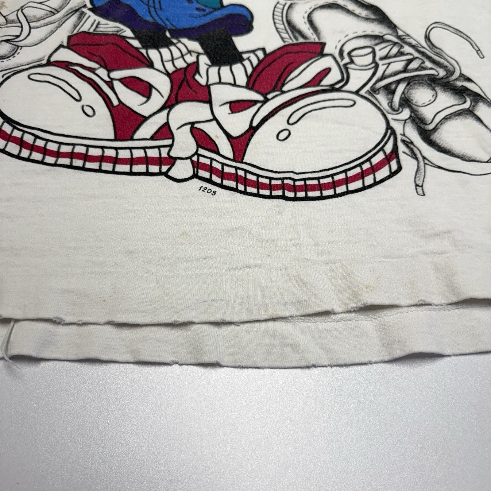 Disney Vintage 90s Mickey Mouse Hip Hop T Shirt Mens XL OSFA Unlimi Size US XXL / EU 58 / 5 - 7 Thumbnail
