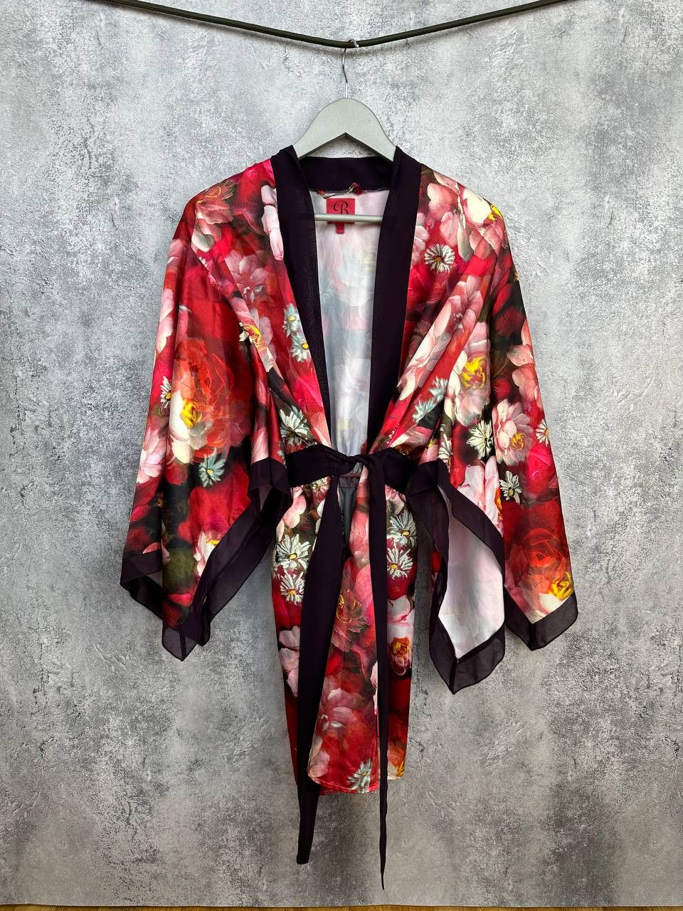 Ted Baker Ted Baker Botanical Floral Satin Kimono Robe Belted Wrap Size XL / US 12-14 / IT 48-50 - 2 Thumbnail