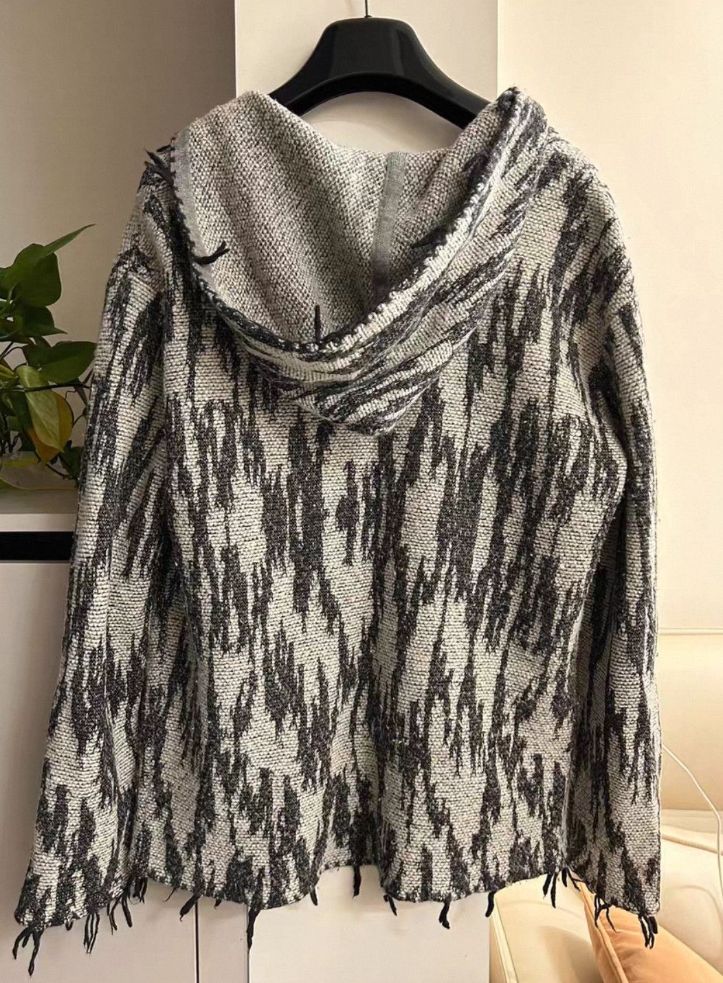 Saint Laurent Paris SAINT LAURENT beige linen hooded cardigan 2408-Nextarrow Size US S / EU 44-46 / 1 - 2 Thumbnail