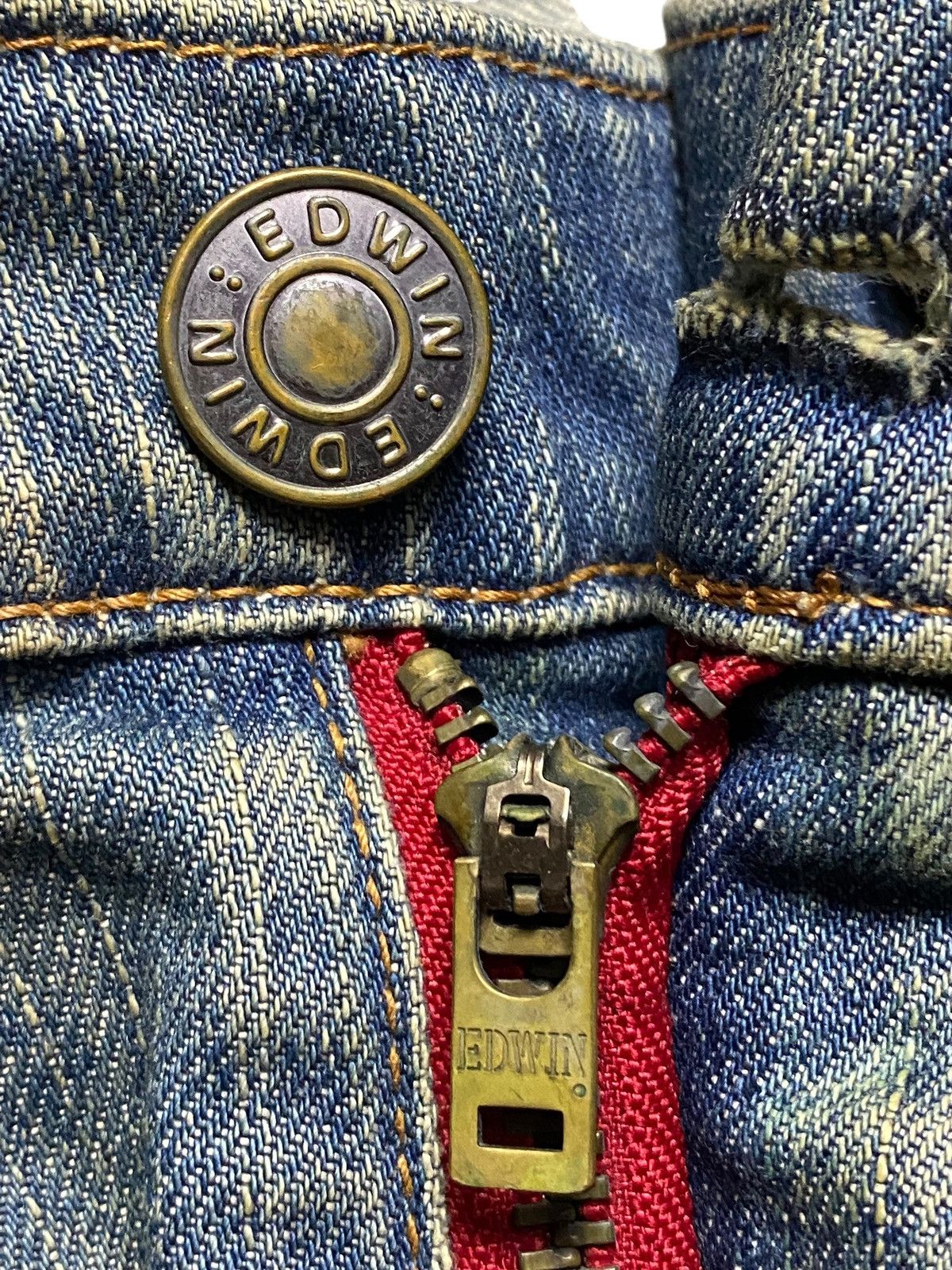 Edwin Edwin Japanese brand Grunge Distressed Jeans Size US 34 / EU 50 - 9 Thumbnail