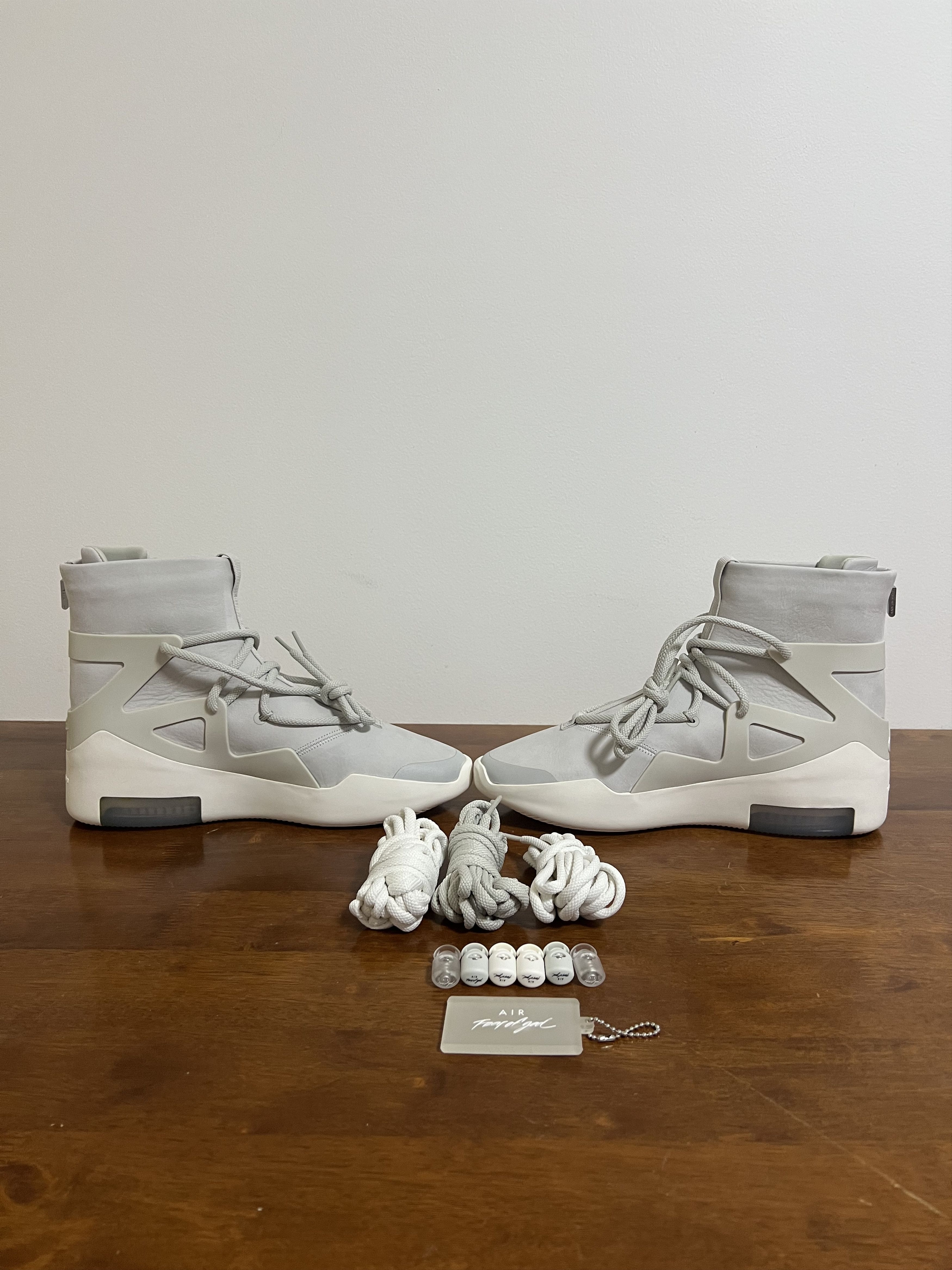 Fear of God × Nike 💚 2019 Fear of God x Nike "Air Fear of God 1" Light Bone Size US 10 / EU 43 - 6 Thumbnail