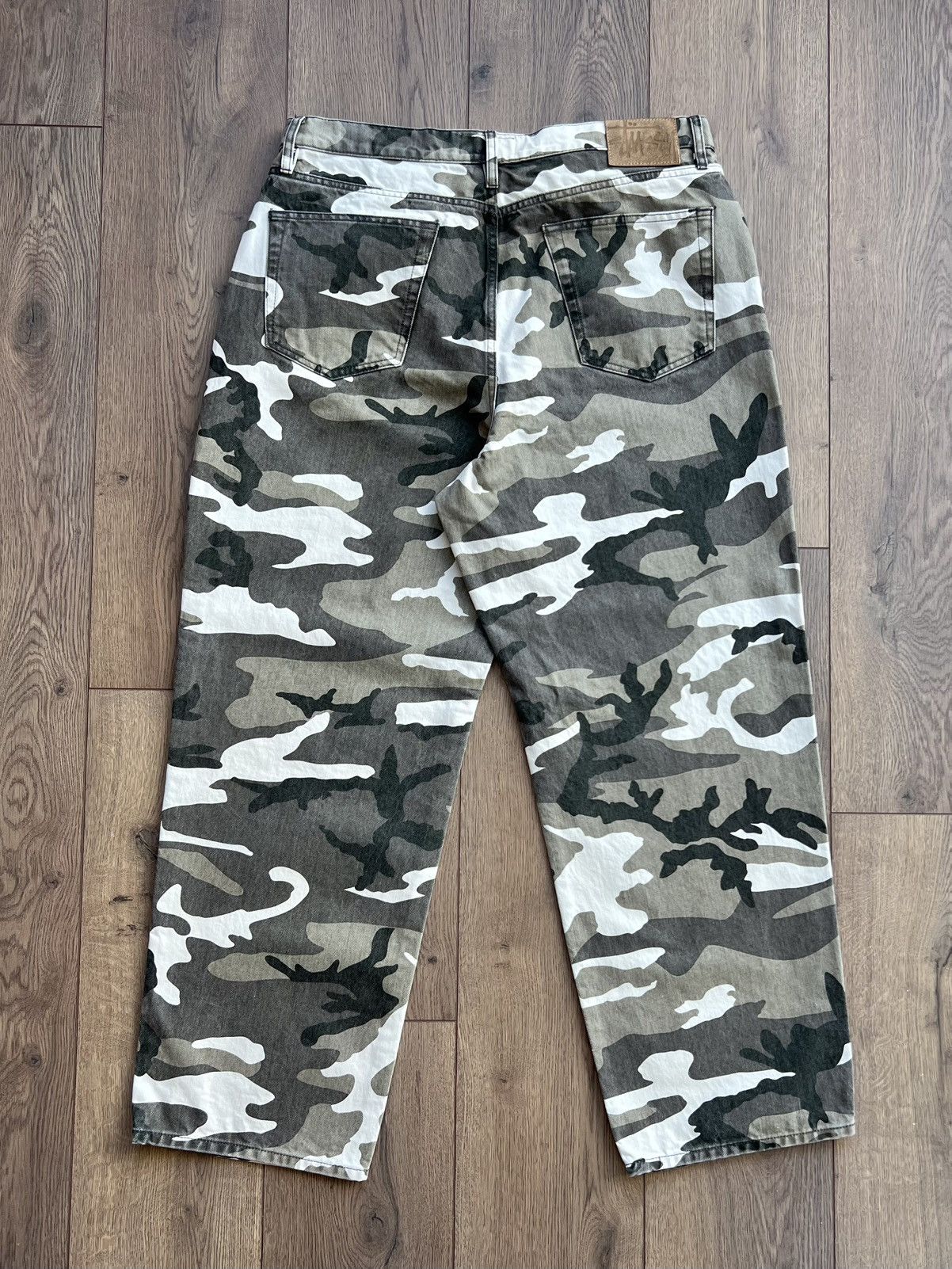 Stussy Stussy Denim Snow Camo Big Ol Jeans 36 Size US 36 / EU 52 - 5 Thumbnail
