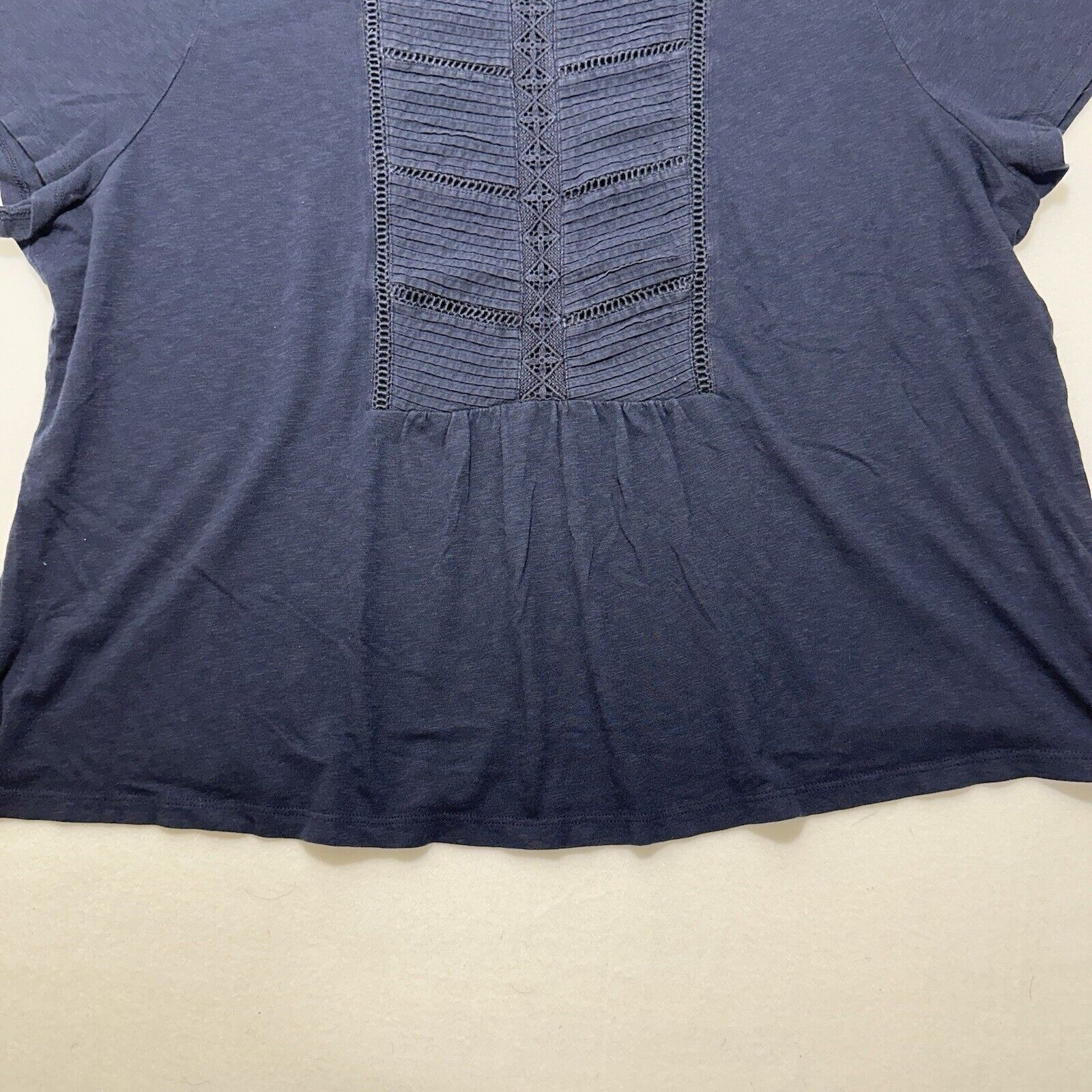 Other Talbots 3XP Blue Cotton Modal Blend Short Sleeve T Shirt Size 3XL / US 20-22 - 6 Thumbnail