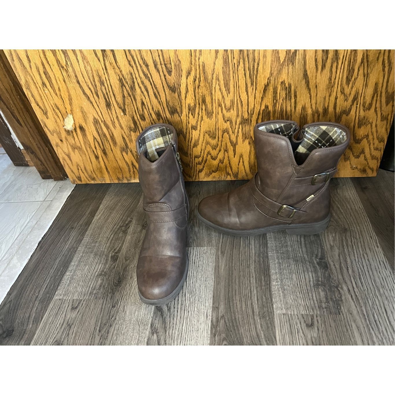 Other Totes Brown Woman’s Boots With Side Zipper Woman’s Size 9 Size US 9 / IT 39 - 1 Thumbnail