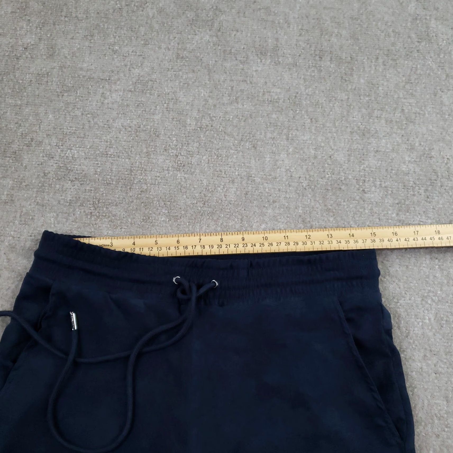 KOBI HALPERIN Kobi Halperin Pants Womens Small Navy Blue Faux Suede Joggers Pull On Lounge Size 28" / US 6 / IT 42 - 5 Thumbnail