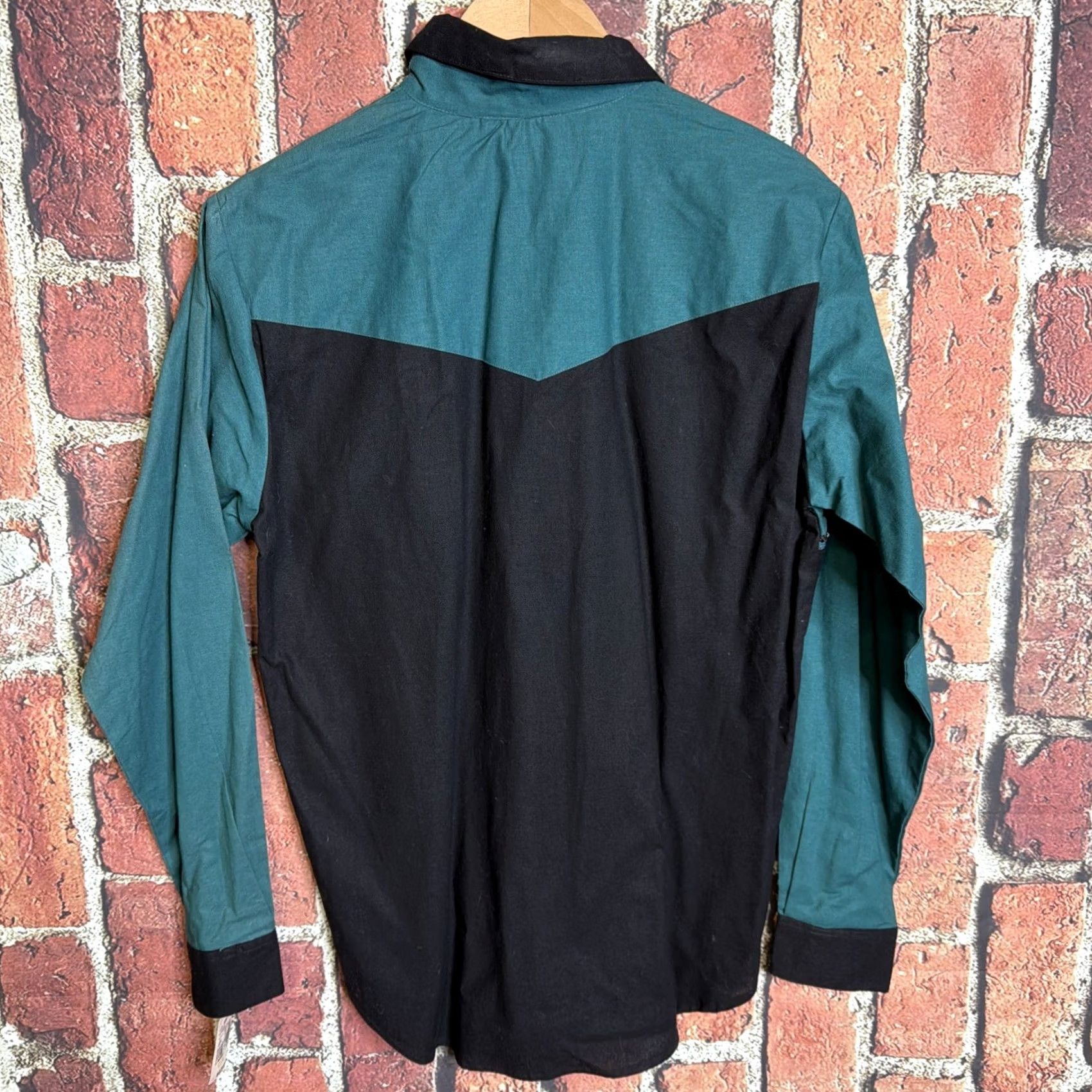 Vintage VINTAGE Side Saddle Western Shirt Womens Small Black NWT Embroidered Beaded 100% Cotton Buttons Size S / US 4 / IT 40 - 4 Thumbnail