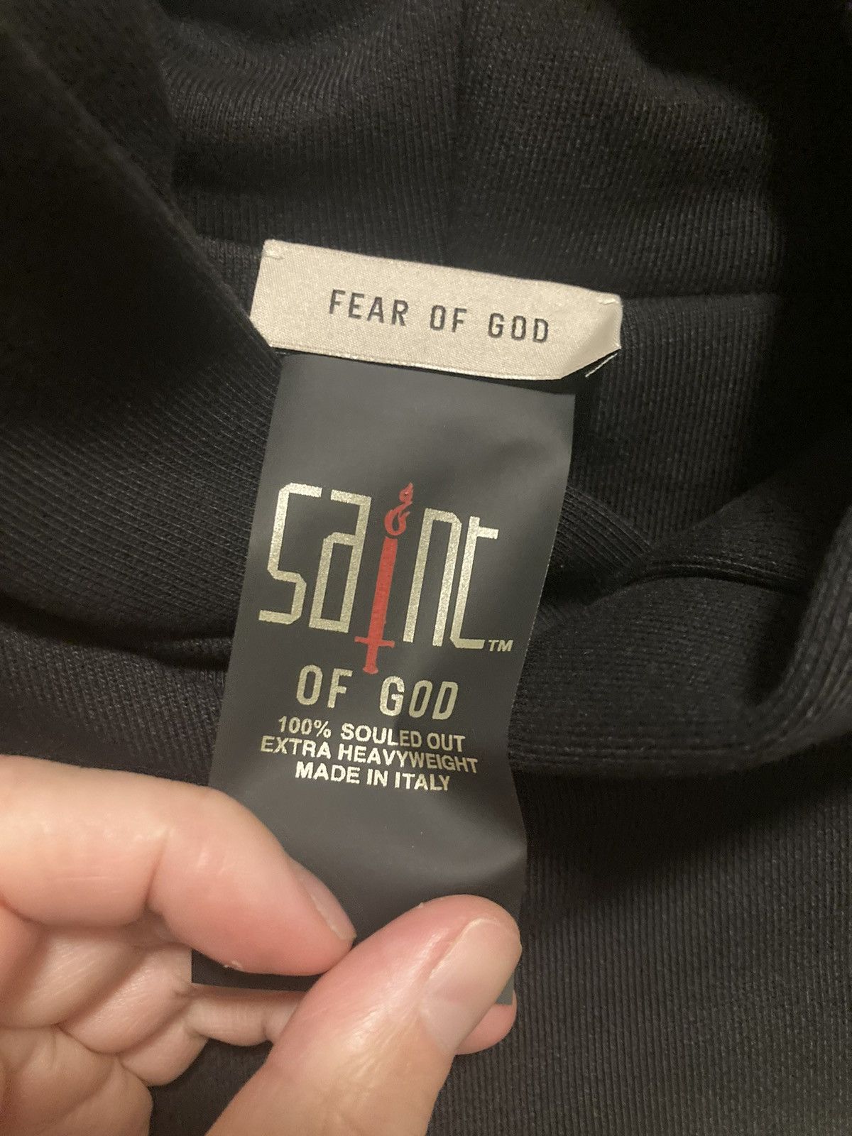 Fear of God × Saint Michael ［In hand ]Fear of god x Saint Michael hoodie size sz 1 Size US M / EU 48-50 / 2 - 4 Thumbnail