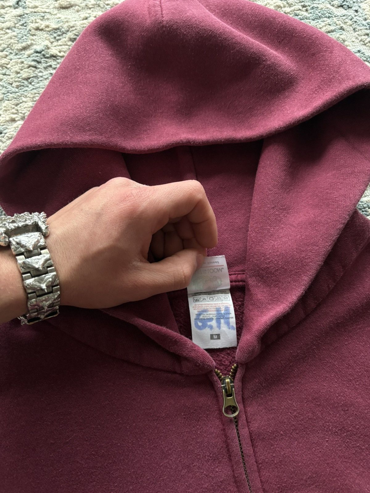 Japanese Brand × Vintage Vintage 90s HIGH SCHOOL KOSTKA Big Logo Boxy Hoodie Size US M / EU 48-50 / 2 - 2 Thumbnail