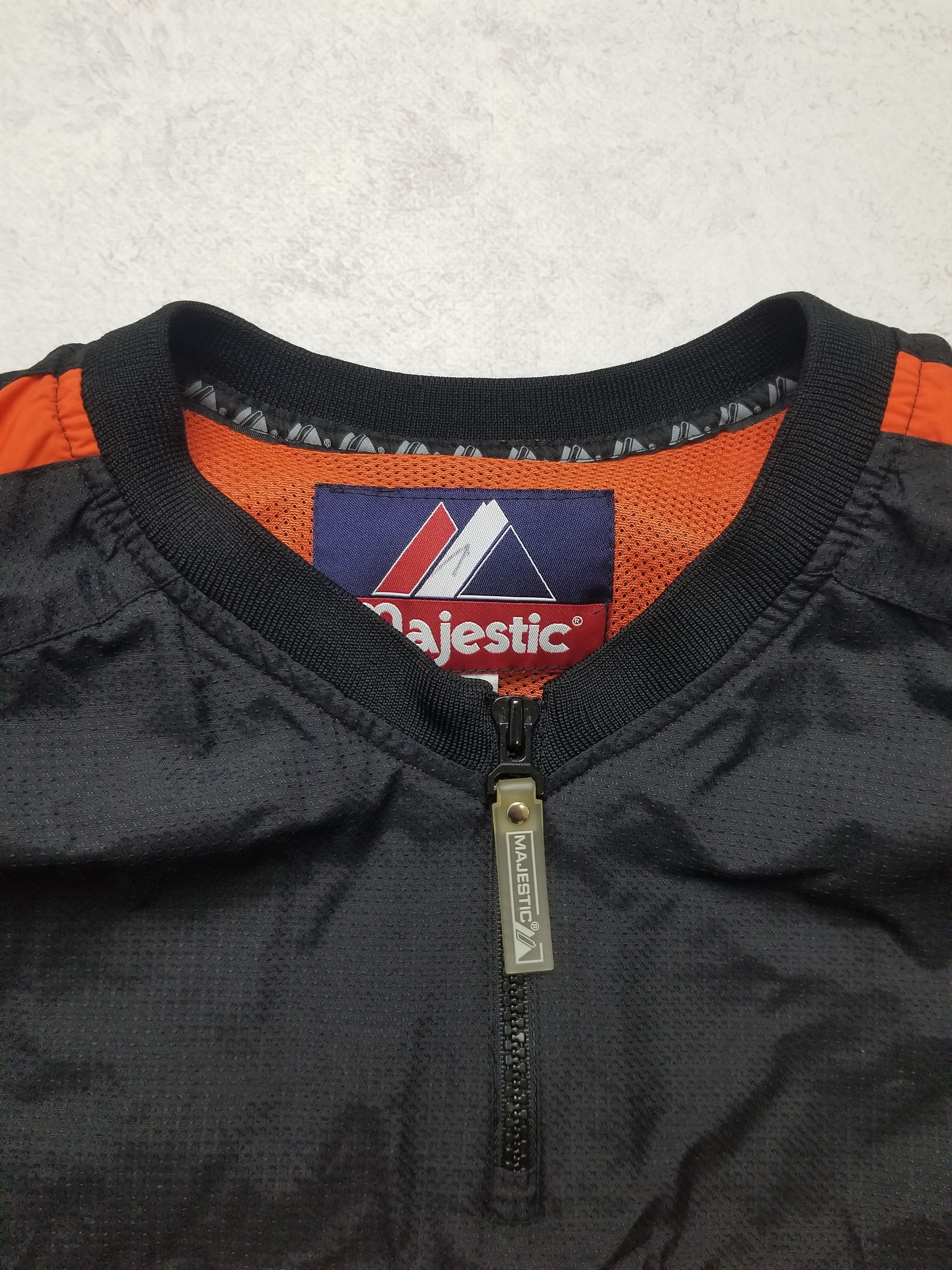 Majestic Vintage OSU Cowboys NCAA Windbreaker Jacket 1/4 Zip Pullover Size US L / EU 52-54 / 3 - 8 Thumbnail