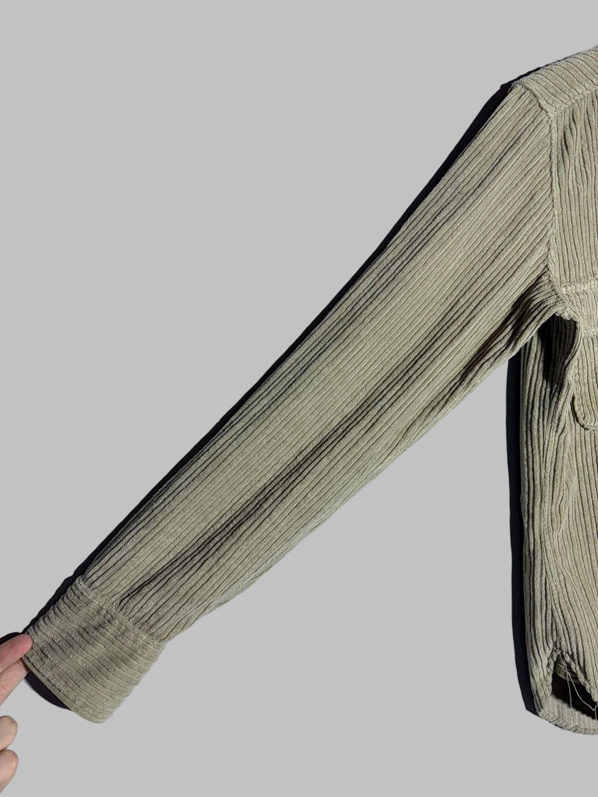 Tintoria Mattei Tintoria Mattei 954 Long Sleeve Corduroy Shirt Luxury Size US M / EU 48-50 / 2 - 9 Thumbnail
