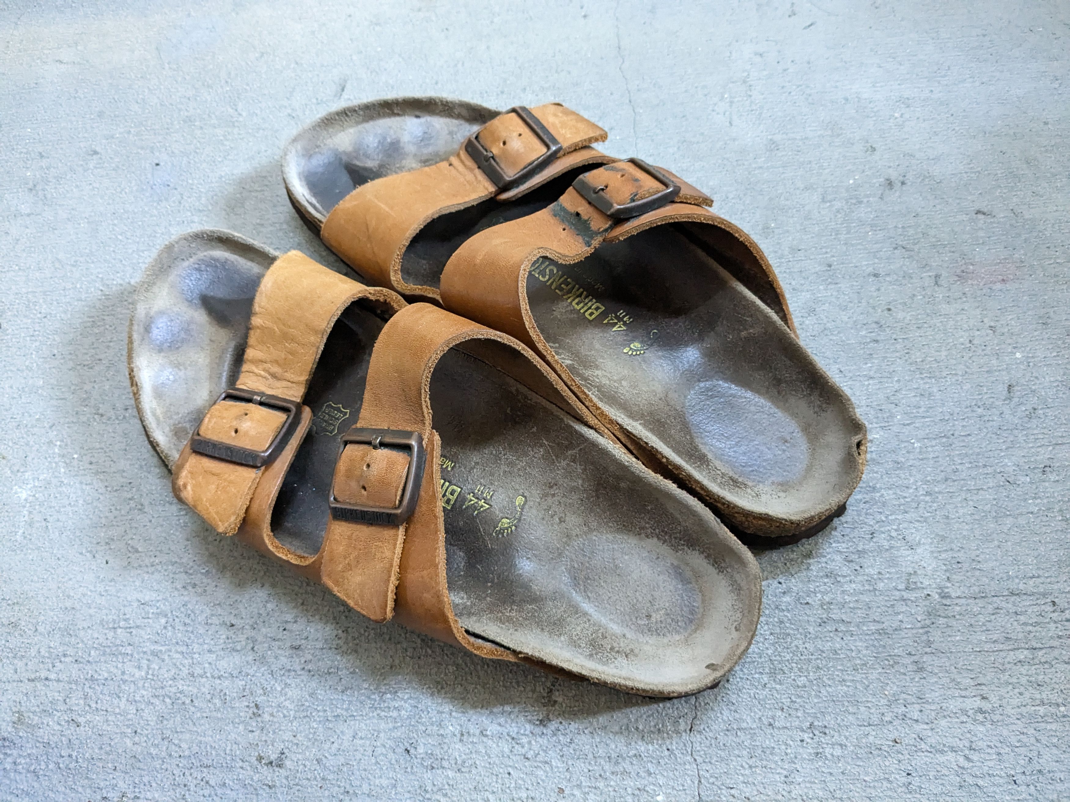 Birkenstock Birkenstock Sandals Brow Leather 11 44 Size US 11 / EU 44 - 13 Thumbnail