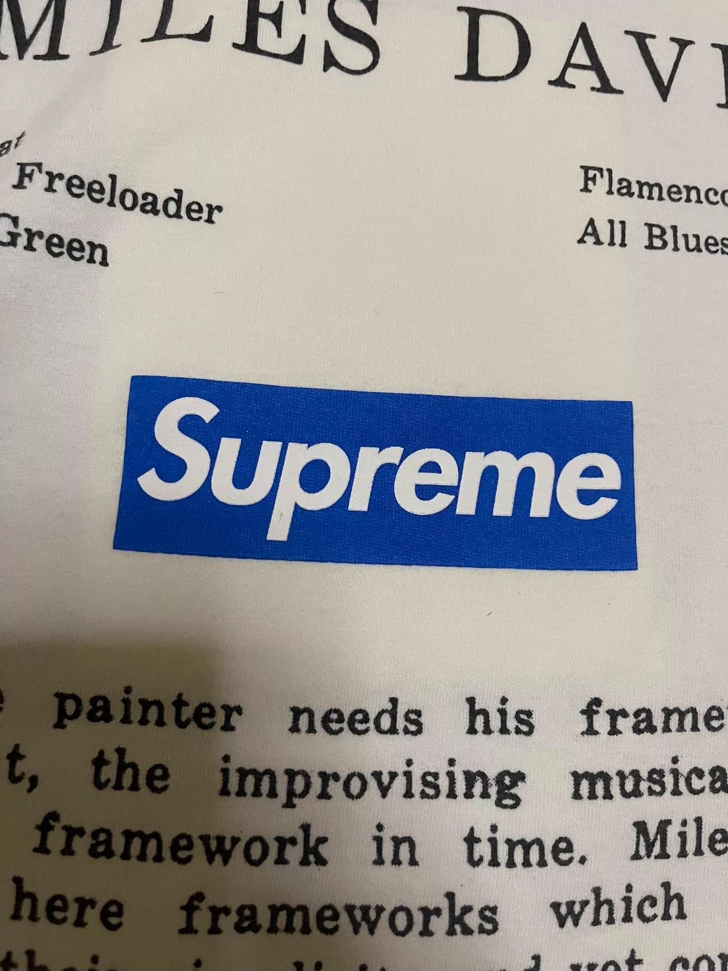 Supreme Supreme Box Logo SS Tee OG L Minor Stains Size US L / EU 52-54 / 3 - 4 Thumbnail