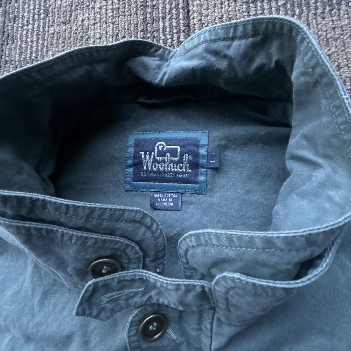Woolrich Woolen Mills Vtg Woolrich Sage Green Utility Tactical Vest Jacket Size US L / EU 52-54 / 3 - 2 Thumbnail