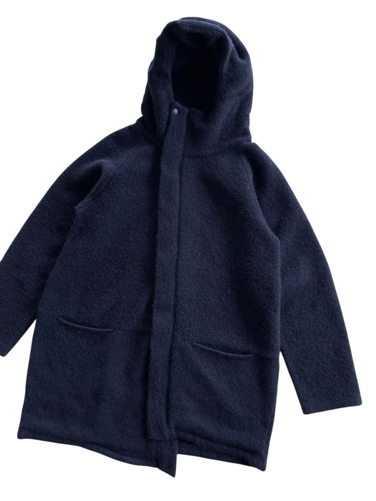gomme Gomme Maki Hiroshige Wool Asymmetrical Hoodie Parka Size US M / EU 48-50 / 2 - 3 Thumbnail