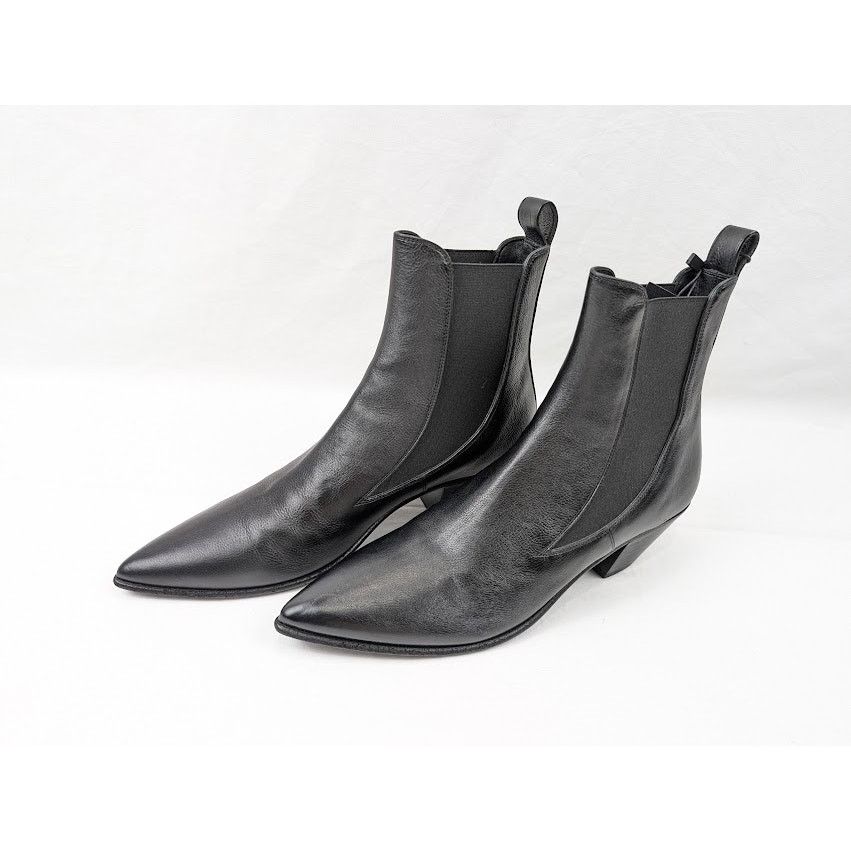 Saint Laurent Paris o1rshd1 Banana 50 EL Bo Riverside Boots in Nero Size US 8 / EU 41 - 17 Thumbnail