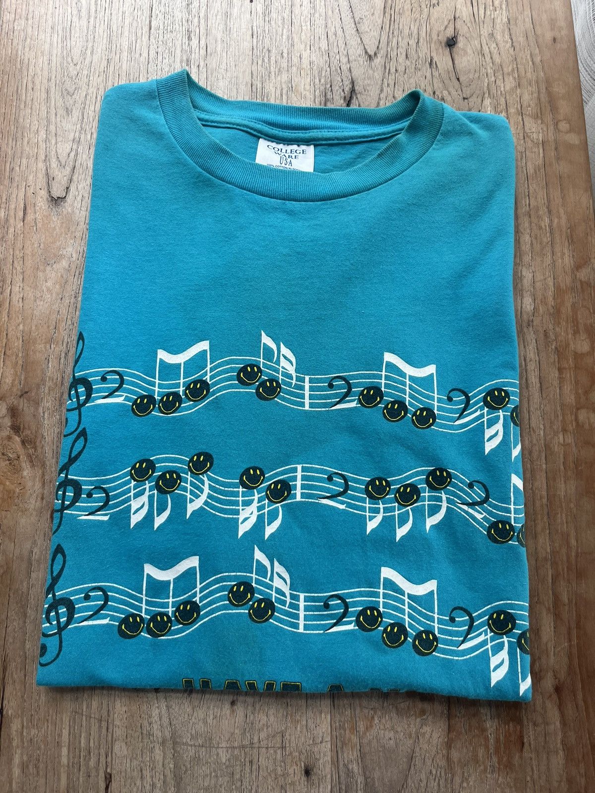 Vintage Vintage Have A Nice Millennium Notes Tshirt Size US L / EU 52-54 / 3 - 1 Thumbnail