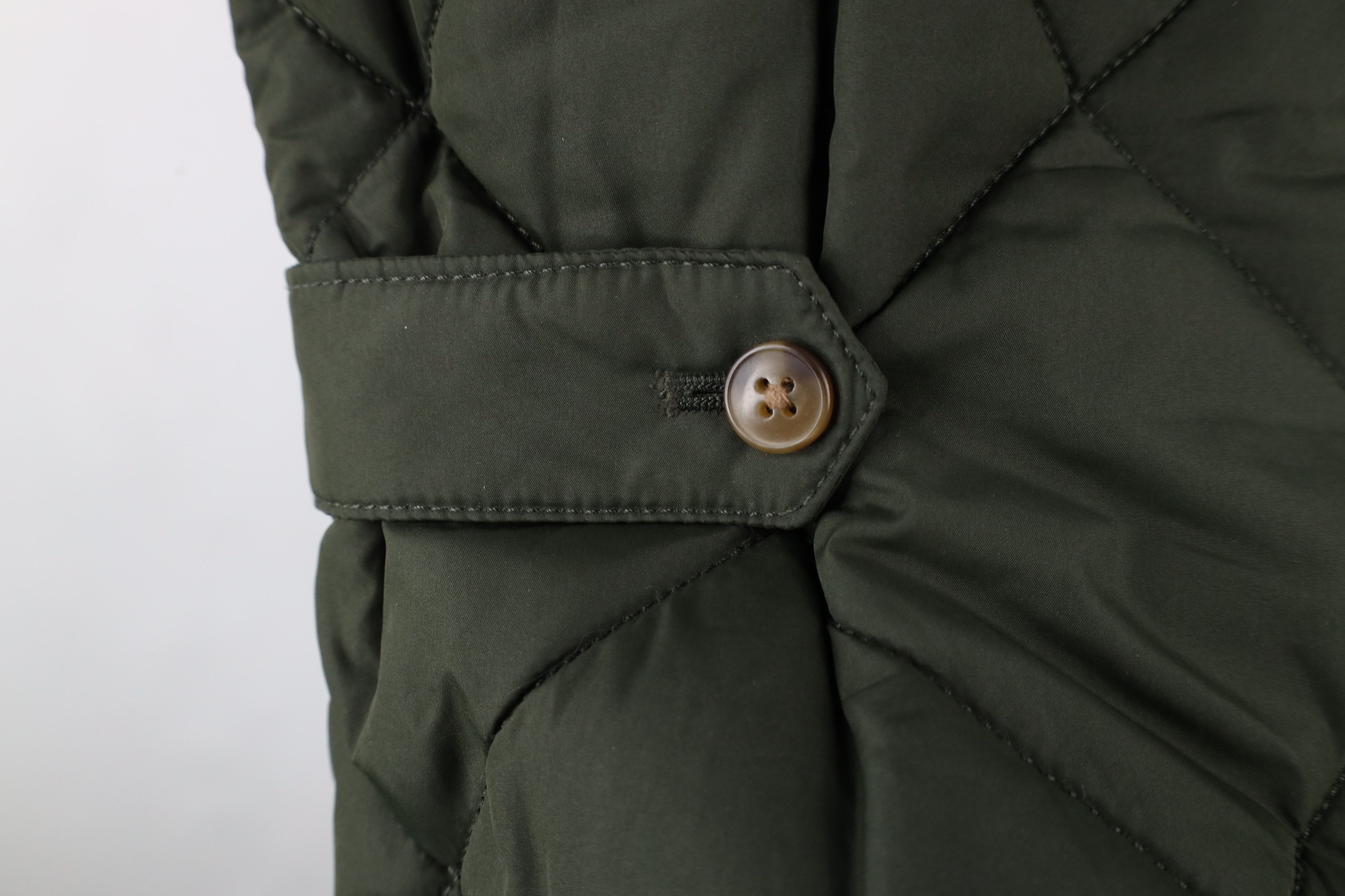 J.Crew × Vintage Vintage Y2K J Crew Lined Quilted Full Zip Vest Jacket Green Size US M / EU 48-50 / 2 - 12 Thumbnail
