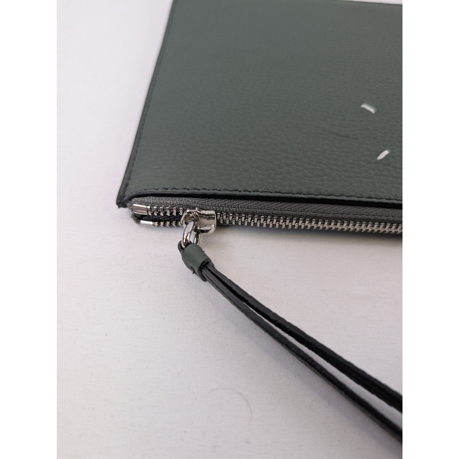 Maison Margiela o1rshd1 Size: OS / Four Stitches Leather Pouch Wallet Green Size ONE SIZE - 7 Thumbnail