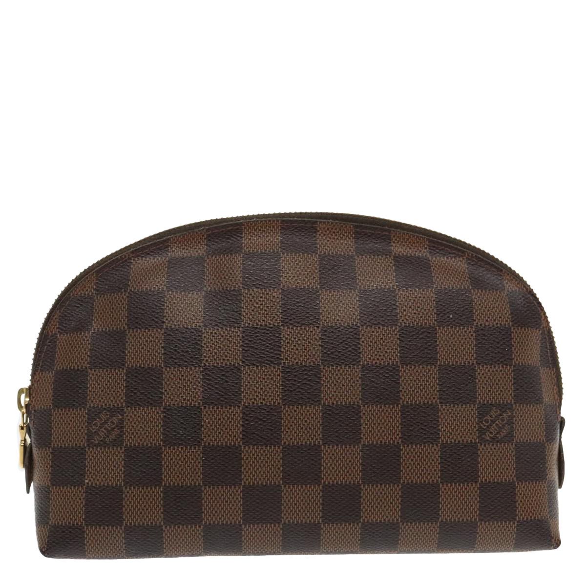 Louis Vuitton Cosmetic Pouch Brown Canvas Clutch Bag (Pre-Owned) Size ONE SIZE - 1 Thumbnail
