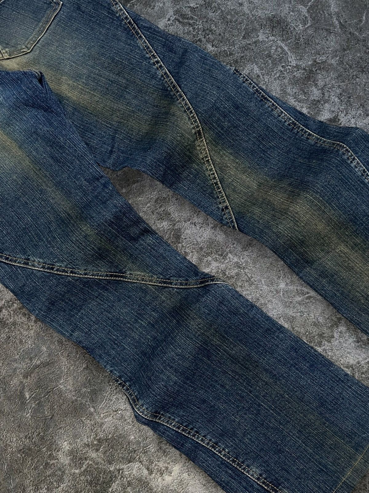 Tornado Mart Vintage Japan Designer 90’s Ritsuko Shirahama Flared Denim Size US 28 / EU 44 - 8 Thumbnail